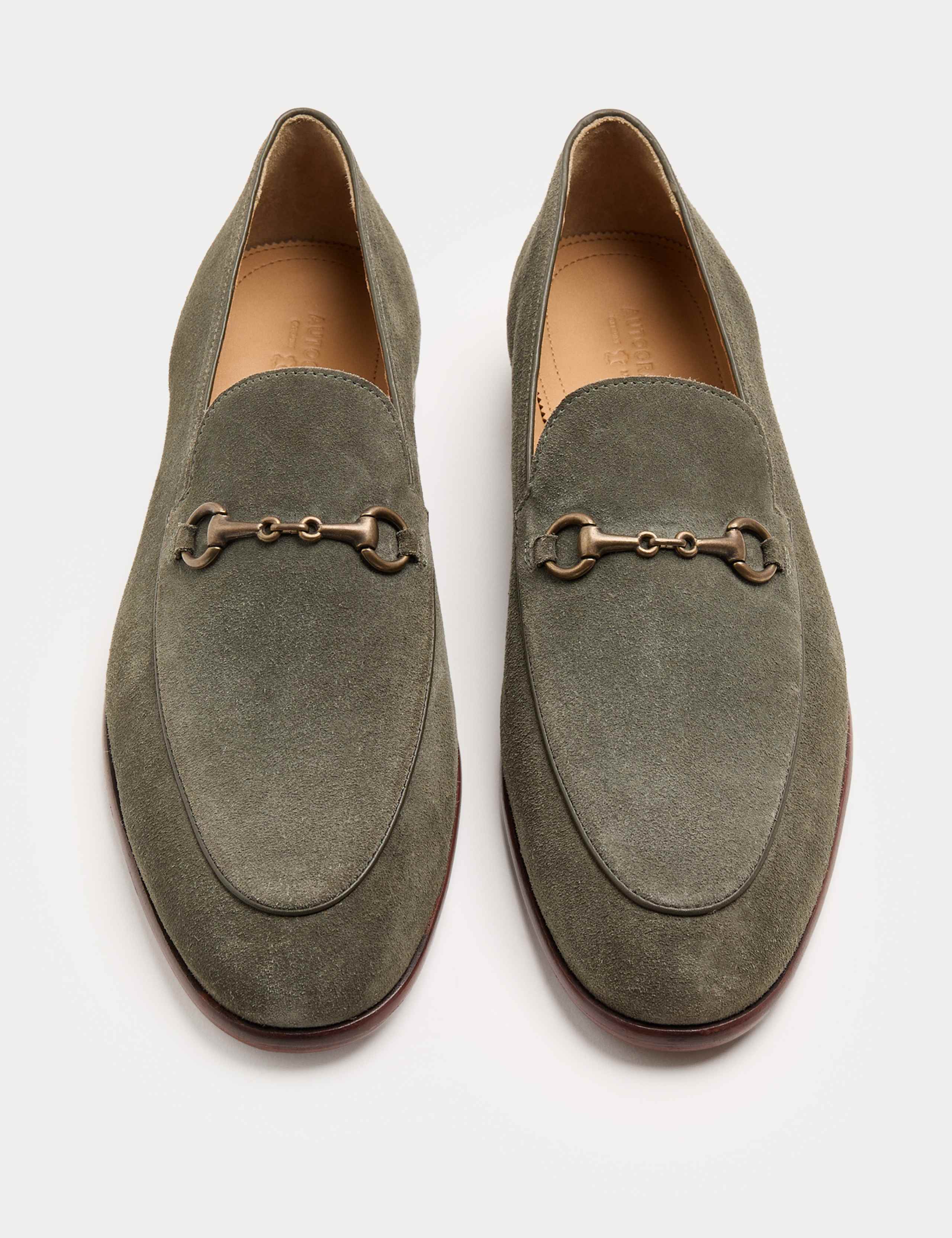 Suede Snaffle Slip On Loafers 1 of 3