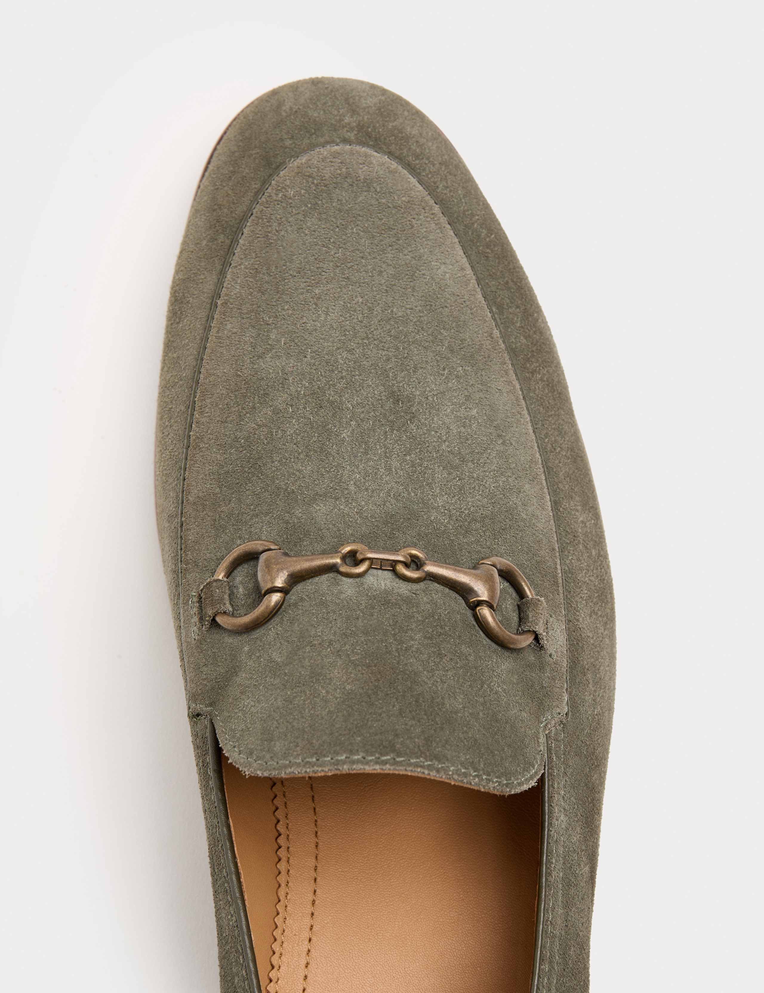 Suede Snaffle Slip On Loafers 3 of 3