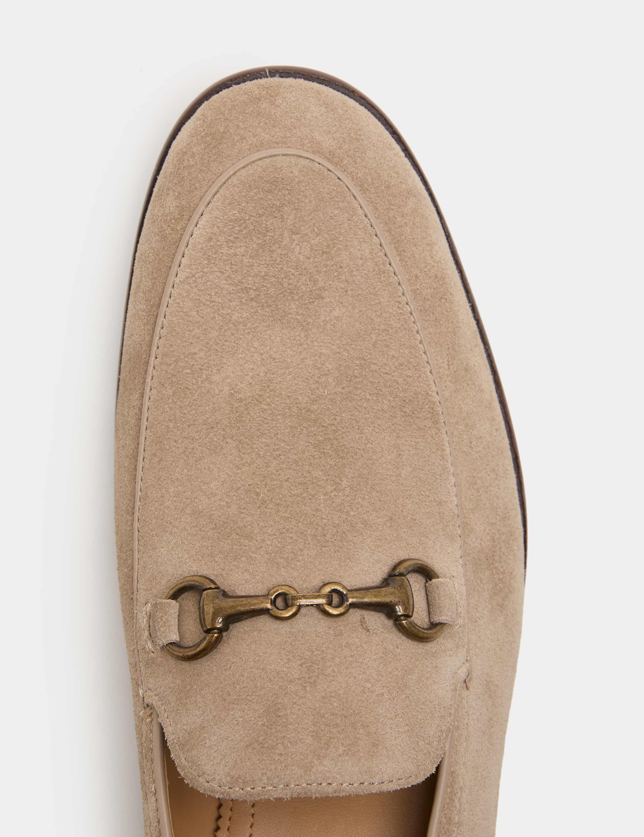 Suede Snaffle Slip On Loafers 3 of 3