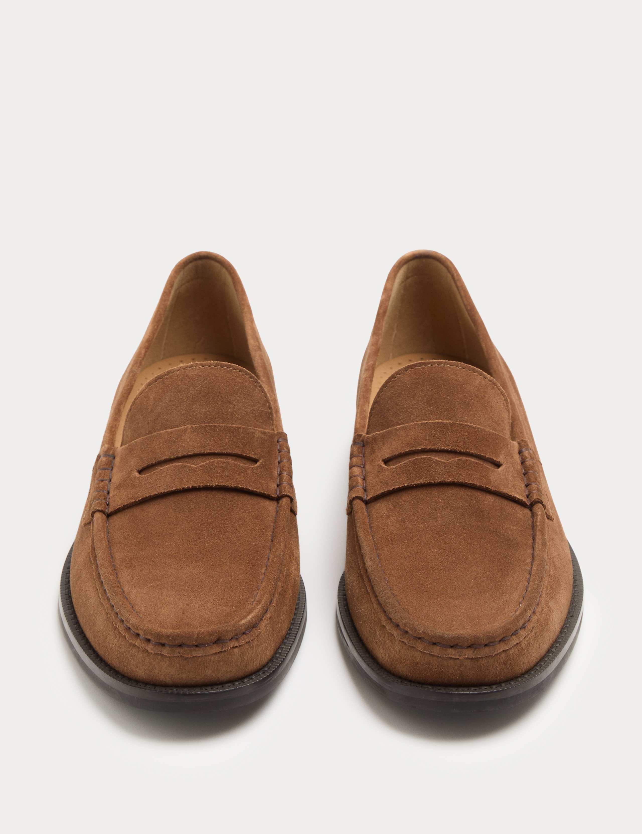 Suede Penny Loafers 1 of 4