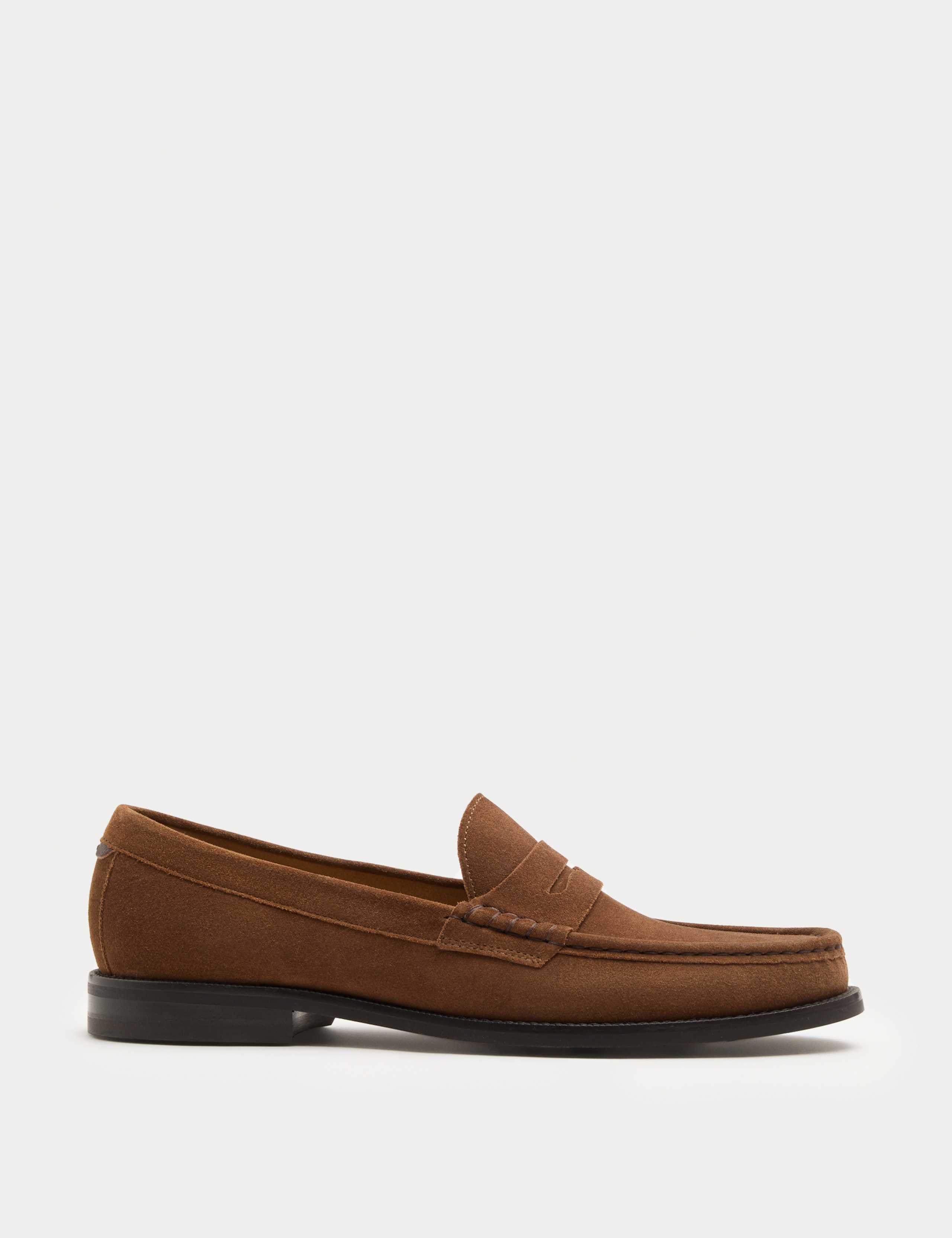 Suede Penny Loafers 2 of 4