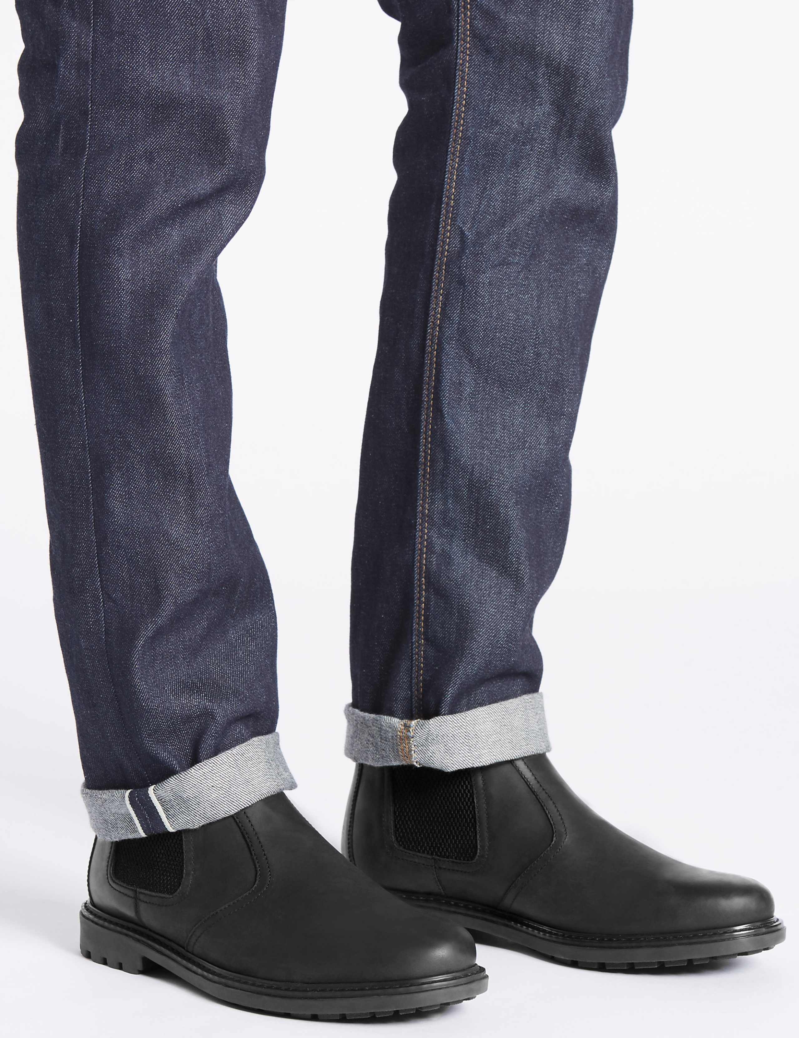 Leather Chelsea Slip-on Boots 1 of 6