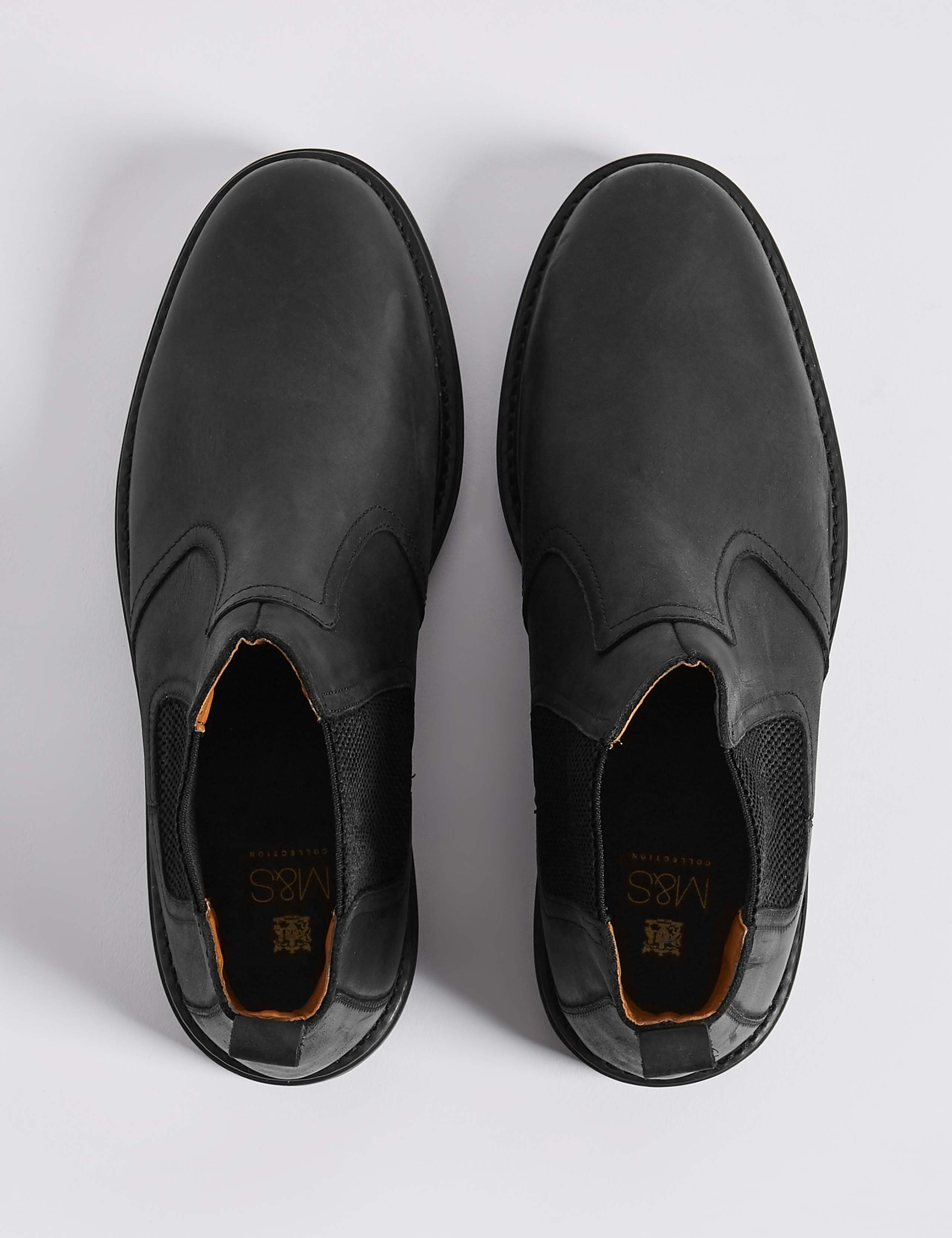 Leather Chelsea Slip-on Boots 4 of 6