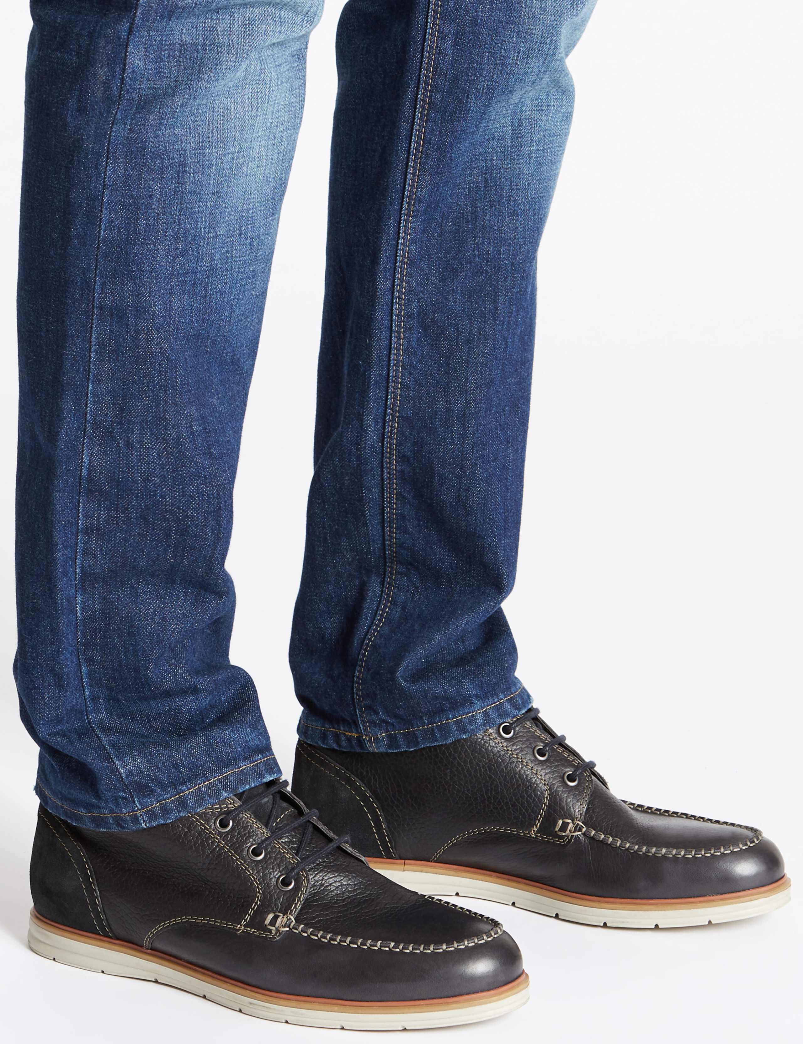 Leather Lace-up Chukka Boots 1 of 6