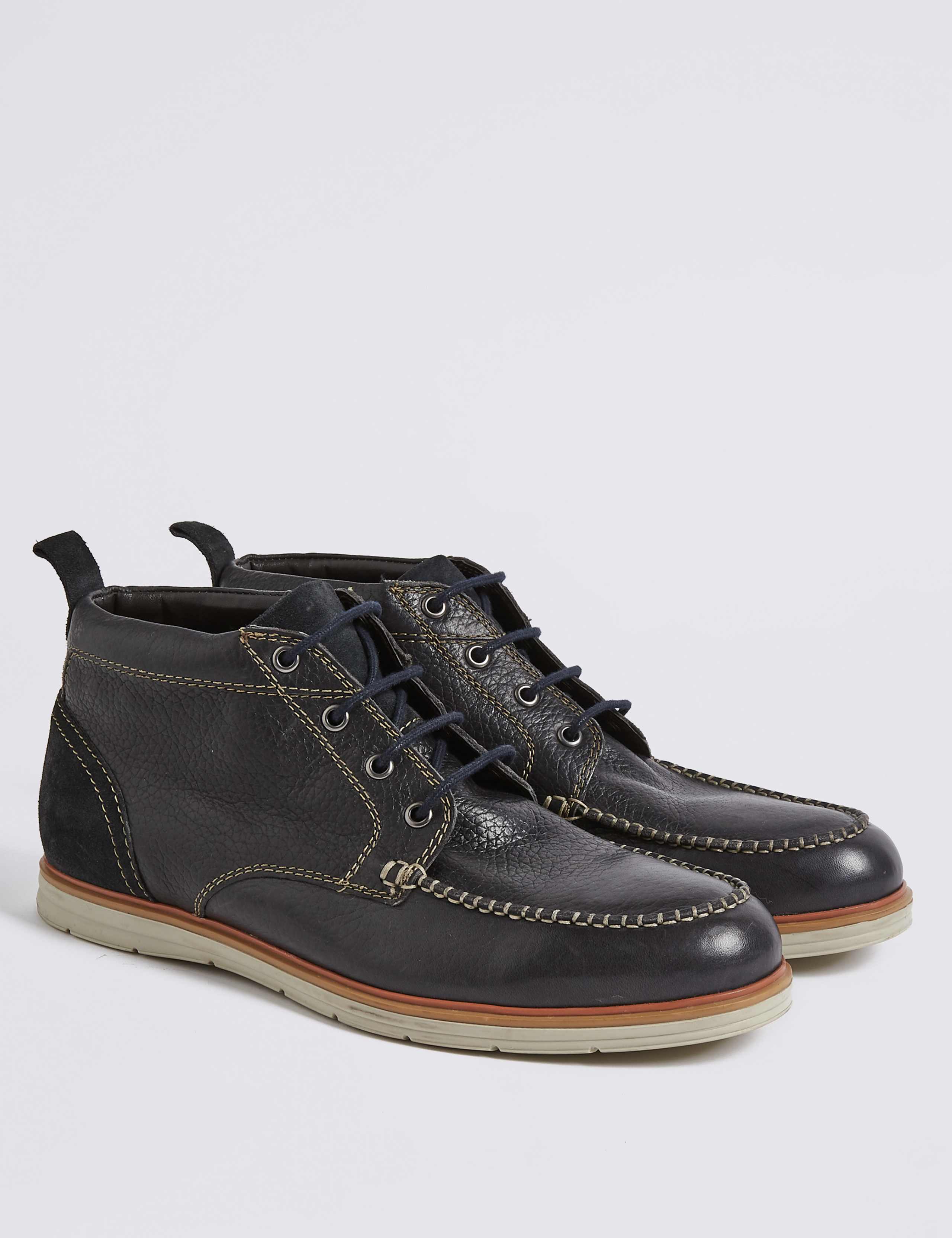 Leather Lace-up Chukka Boots 3 of 6