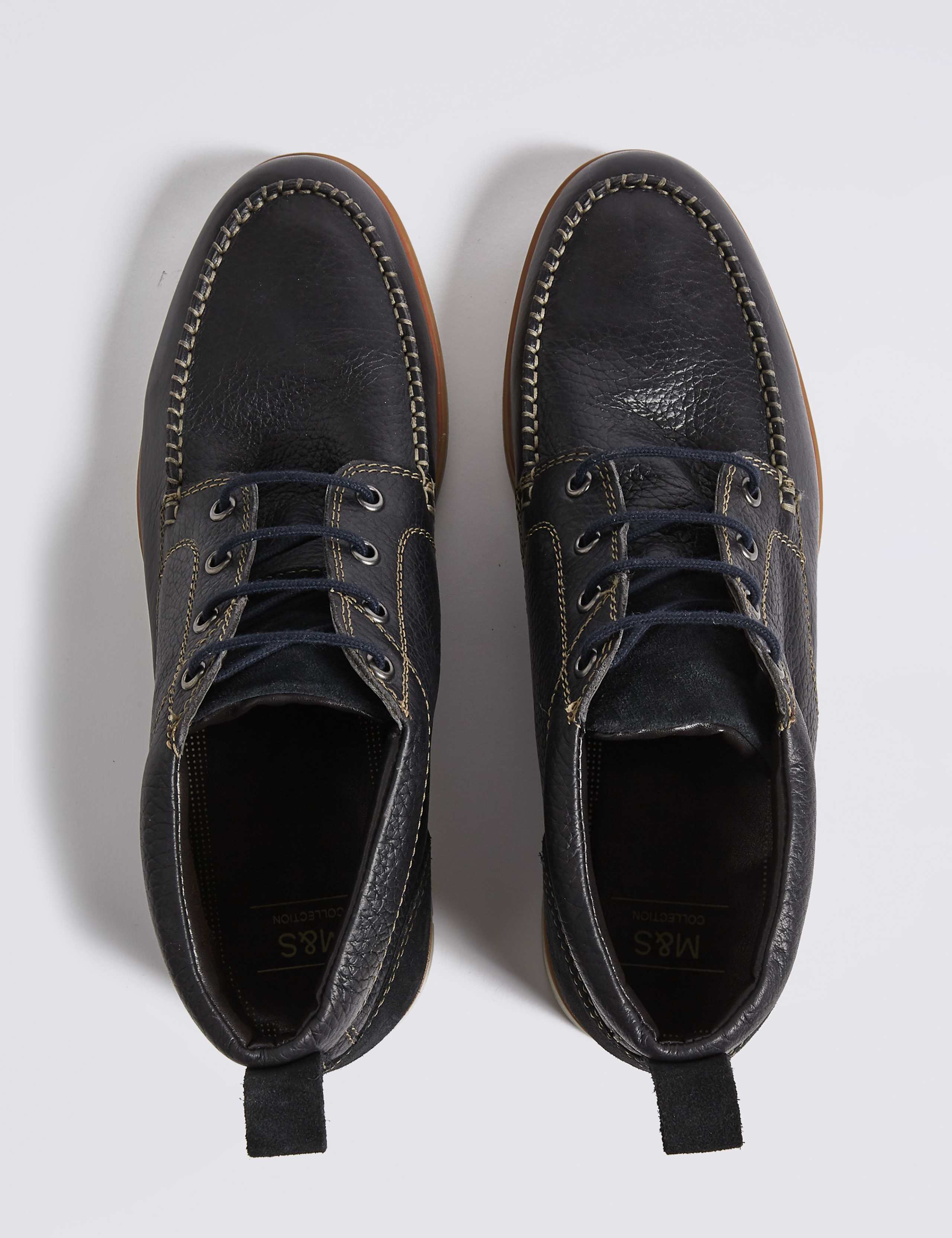 Leather Lace-up Chukka Boots 4 of 6