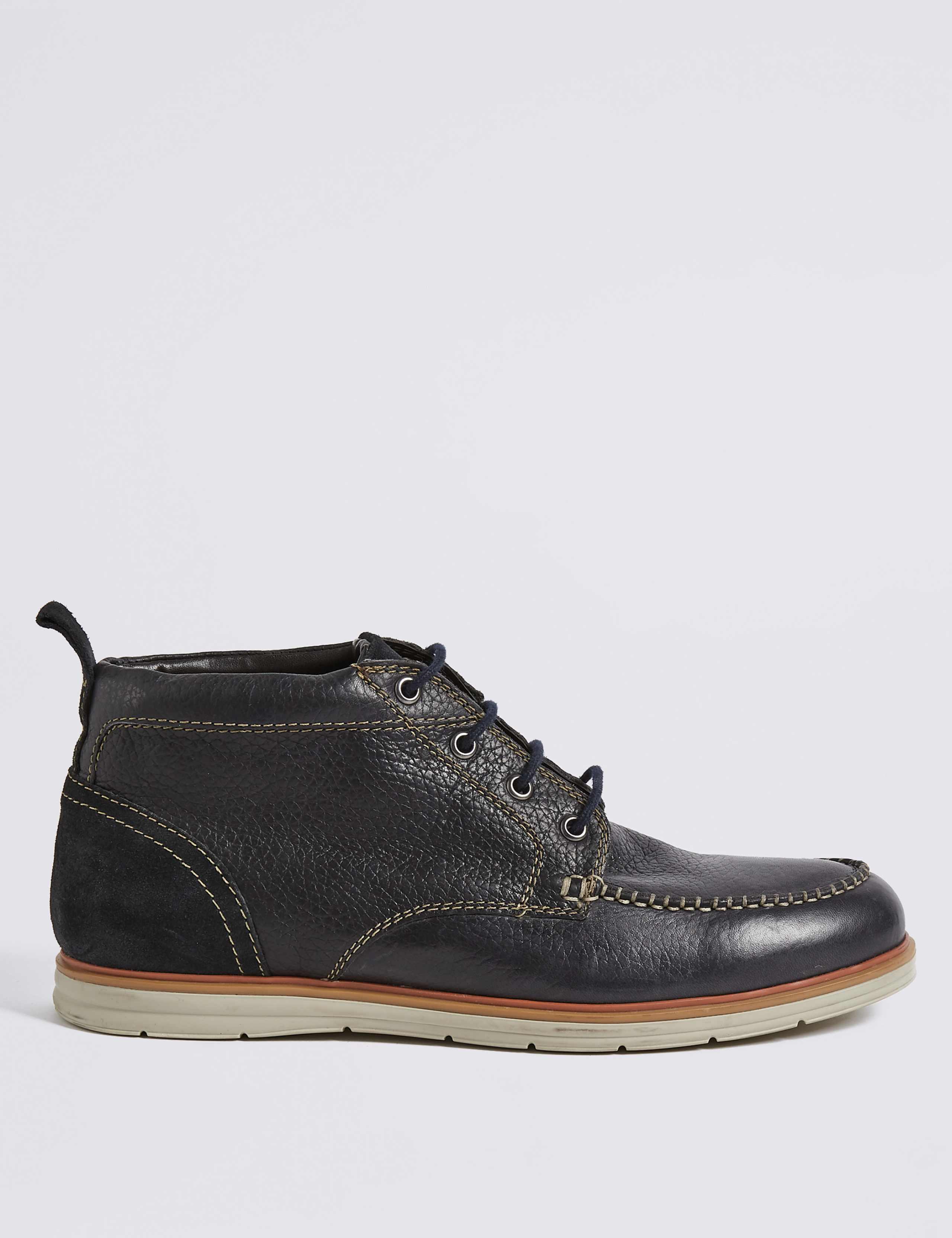 Leather Lace-up Chukka Boots 2 of 6