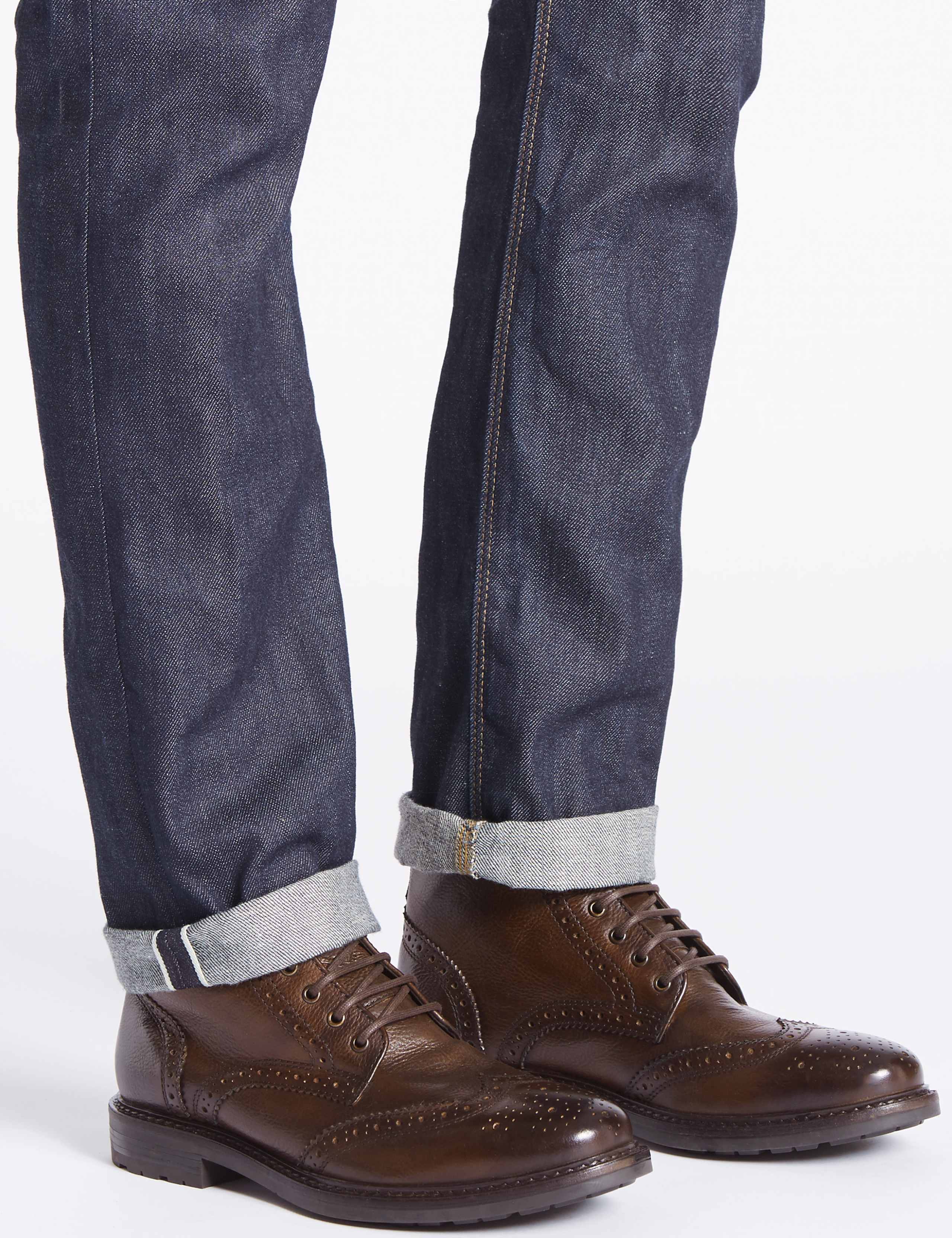 Leather Brogue Boots 1 of 6