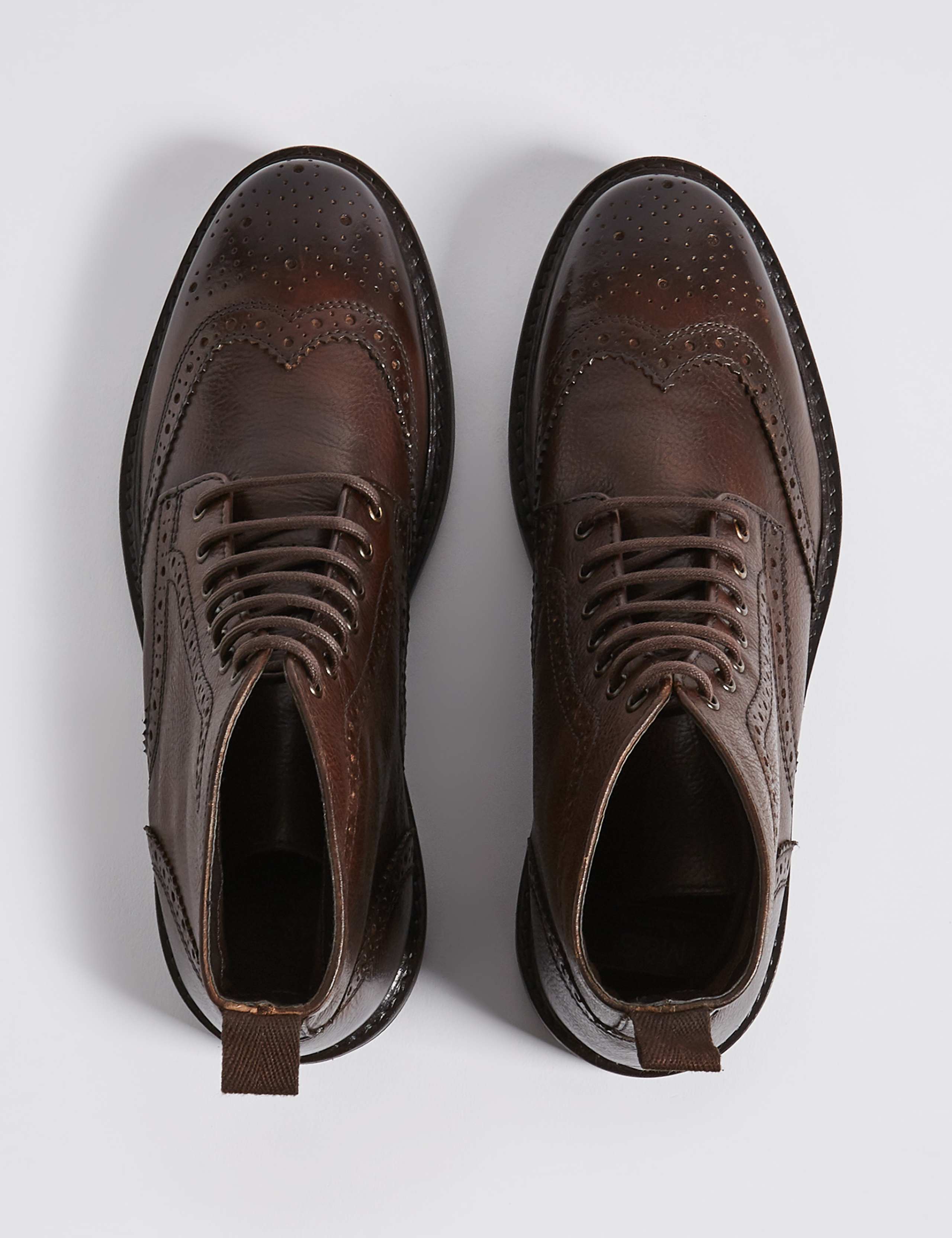 Leather Brogue Boots 4 of 6