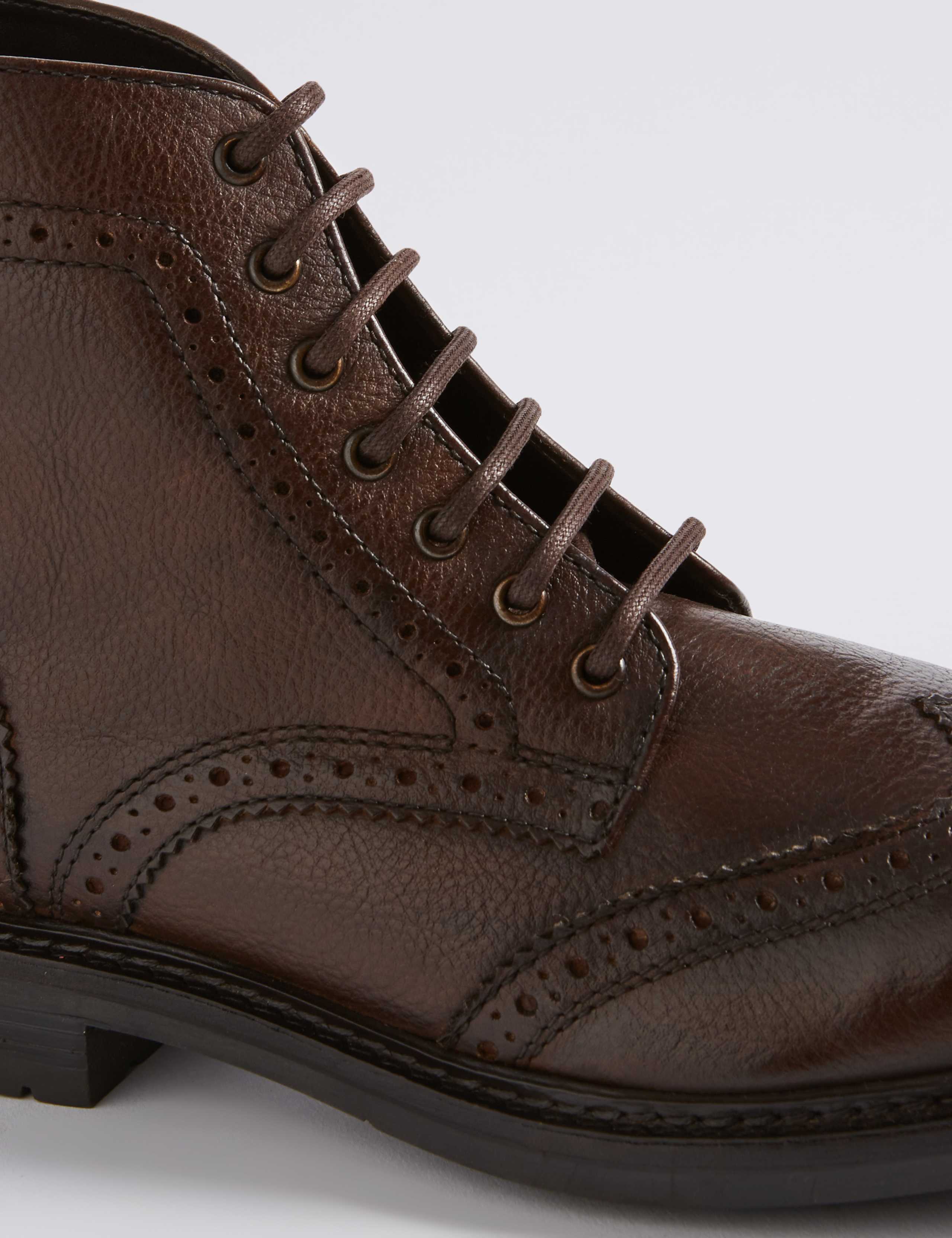 Leather Brogue Boots 6 of 6