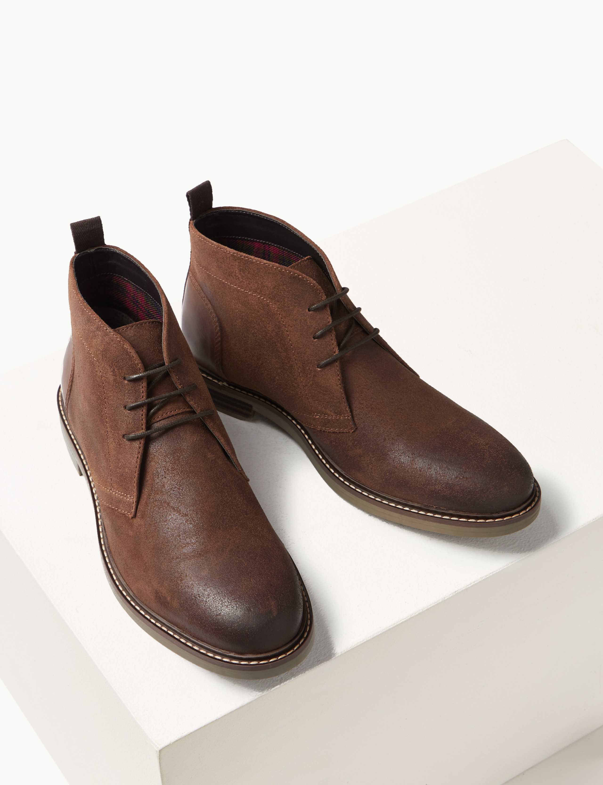 Leather Lace-up Chukka Boots 3 of 6