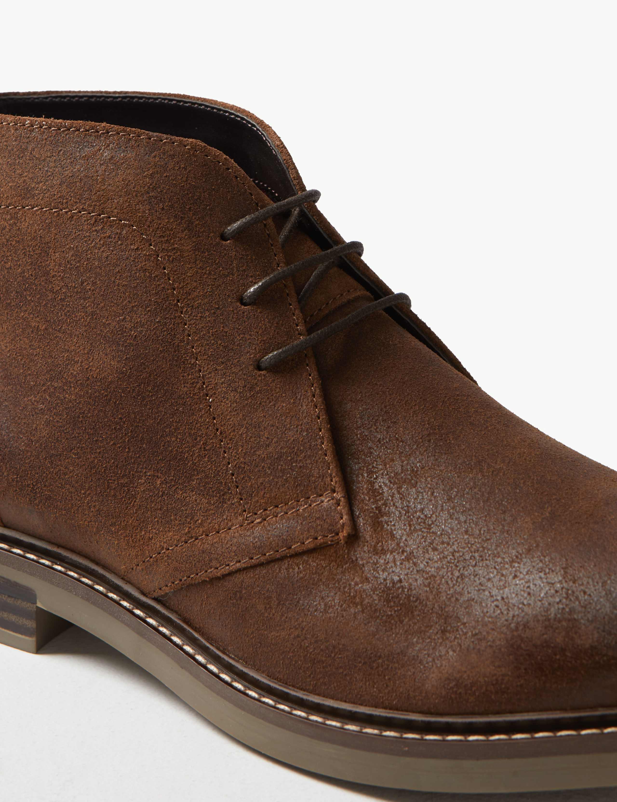 Leather Lace-up Chukka Boots 5 of 6