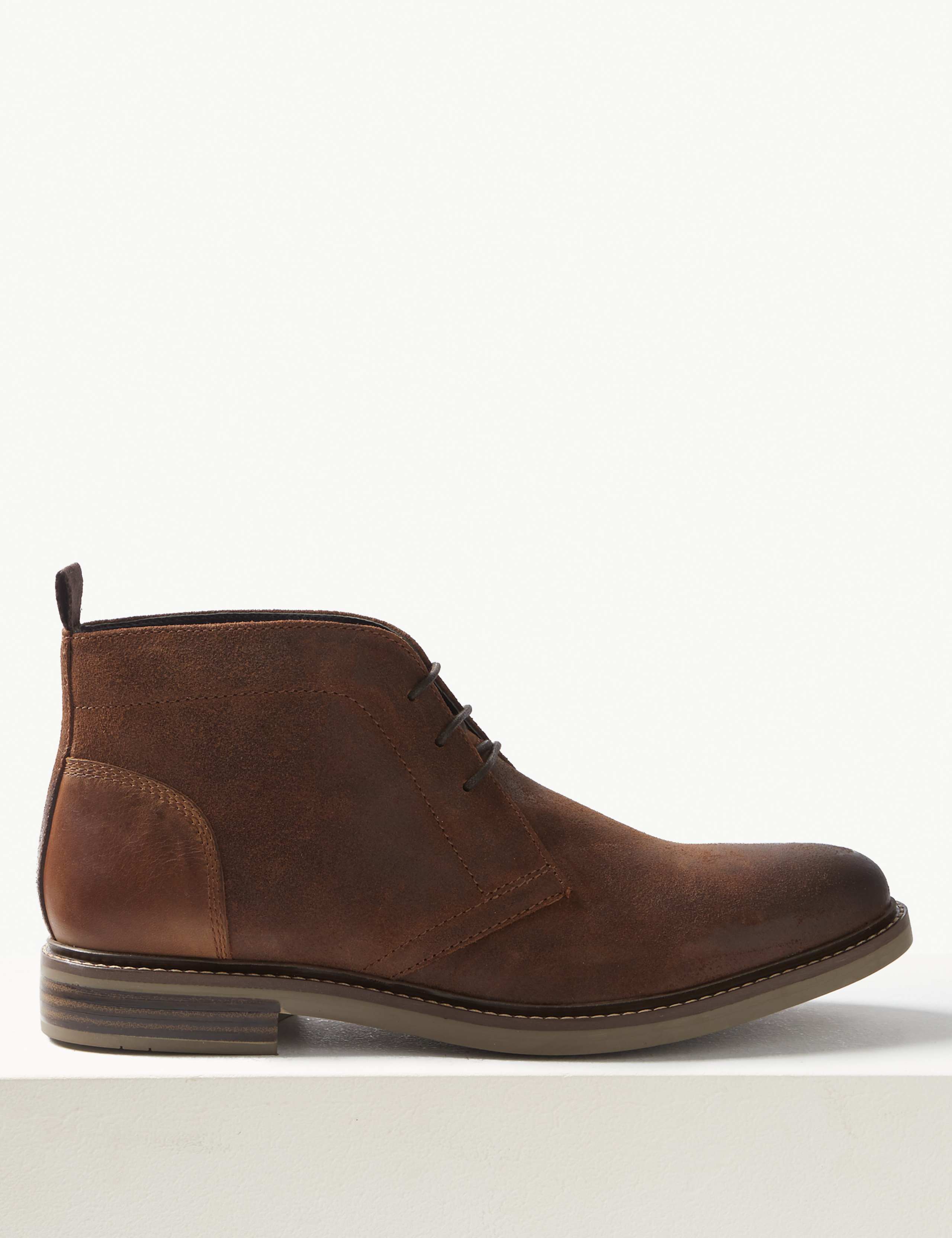 Leather Lace-up Chukka Boots 2 of 6