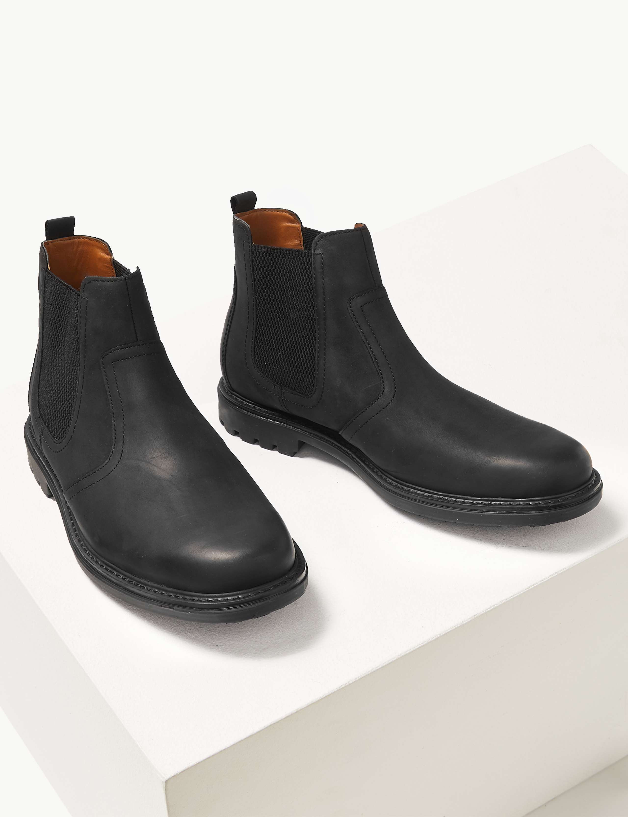 Leather Pull-on Chelsea Boots 3 of 6