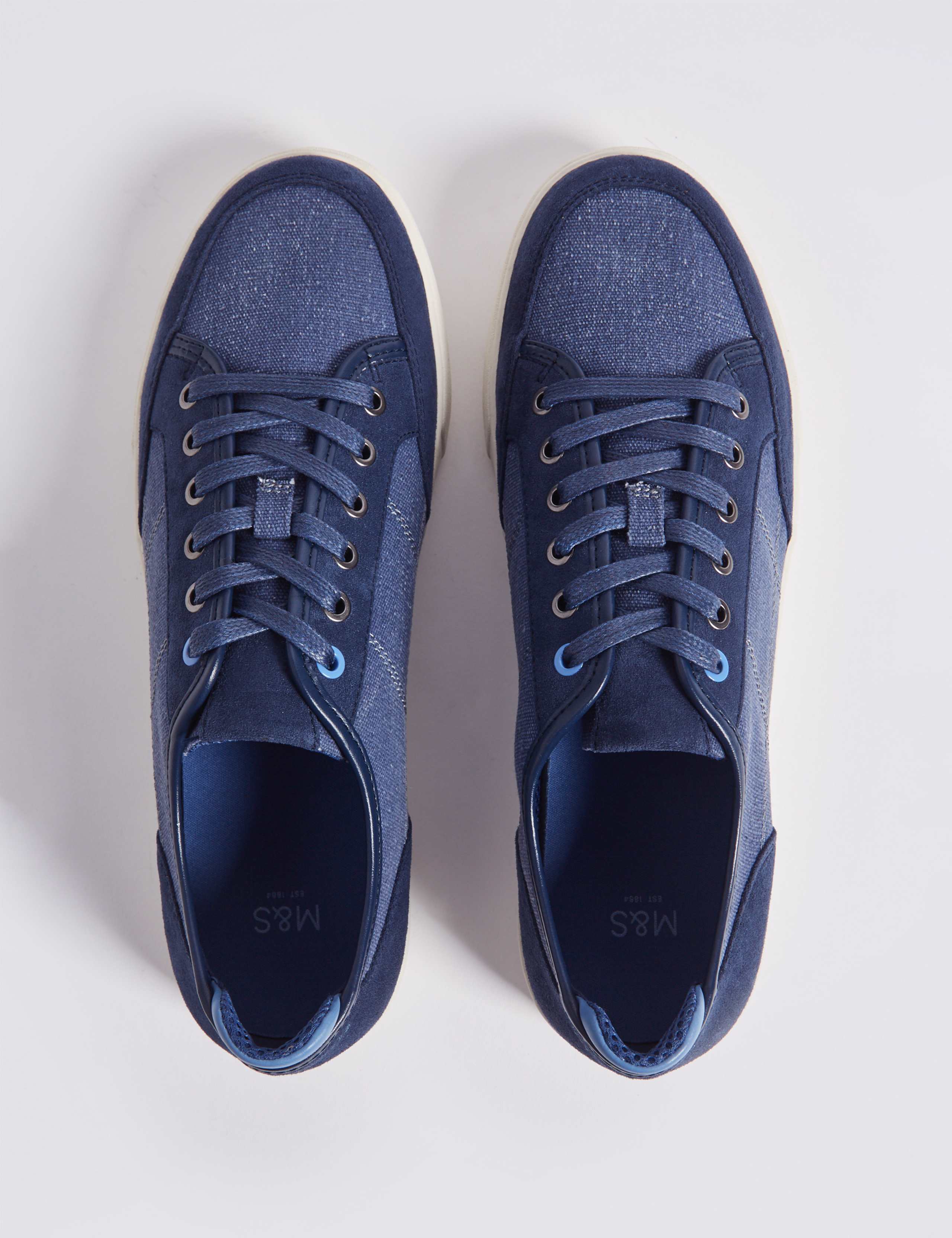 Canvas Lace-up Trainers 4 of 6
