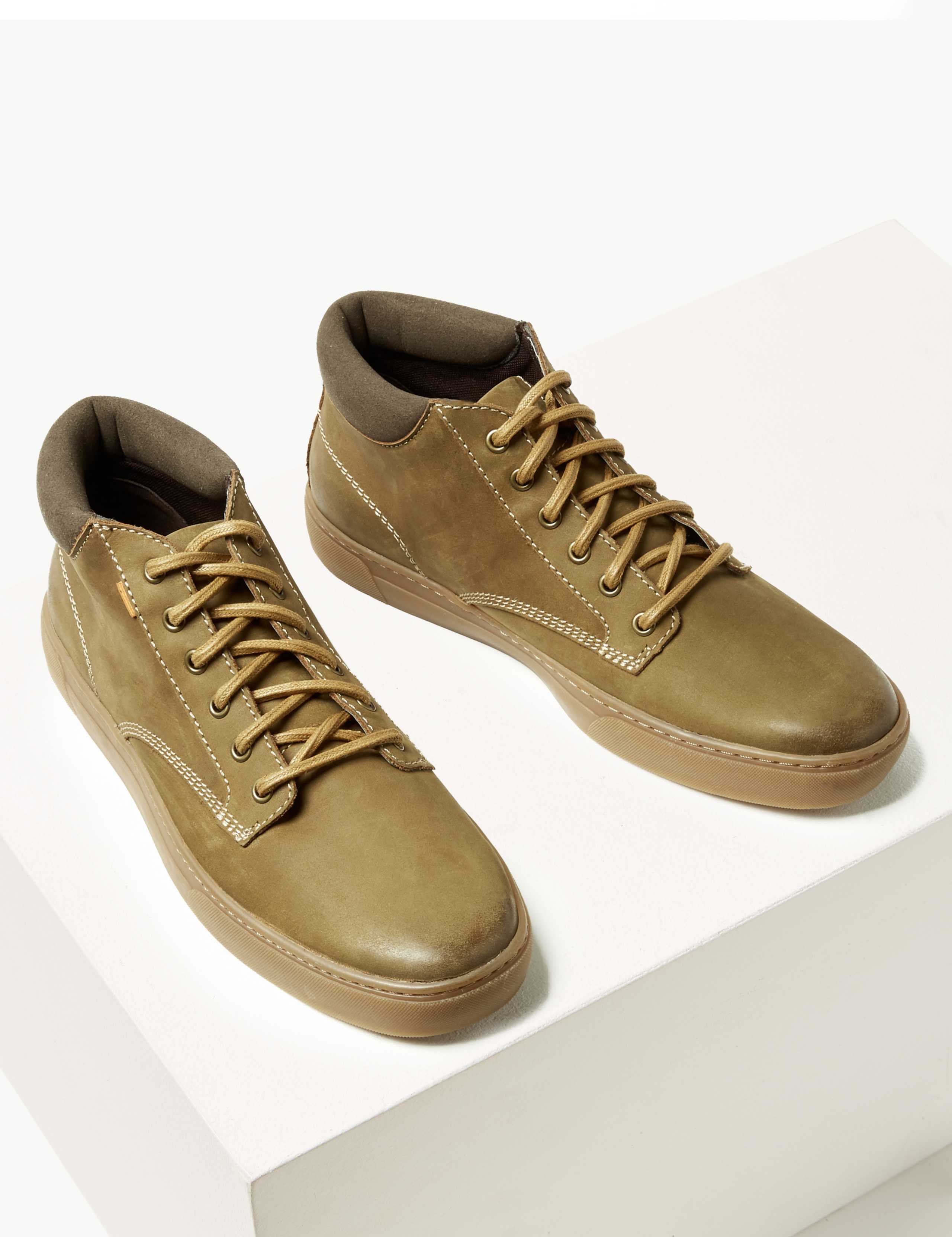 Leather Lace-up Chukka Boots 3 of 5