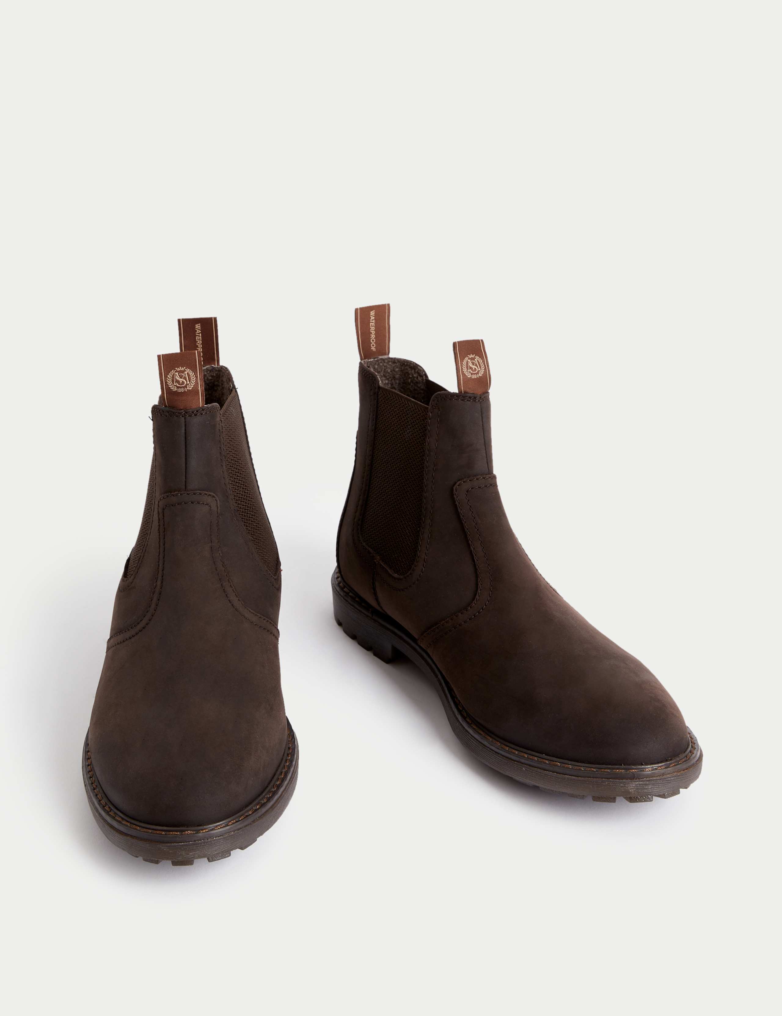 Wide Fit Leather Waterproof Chelsea Boots 2 of 4