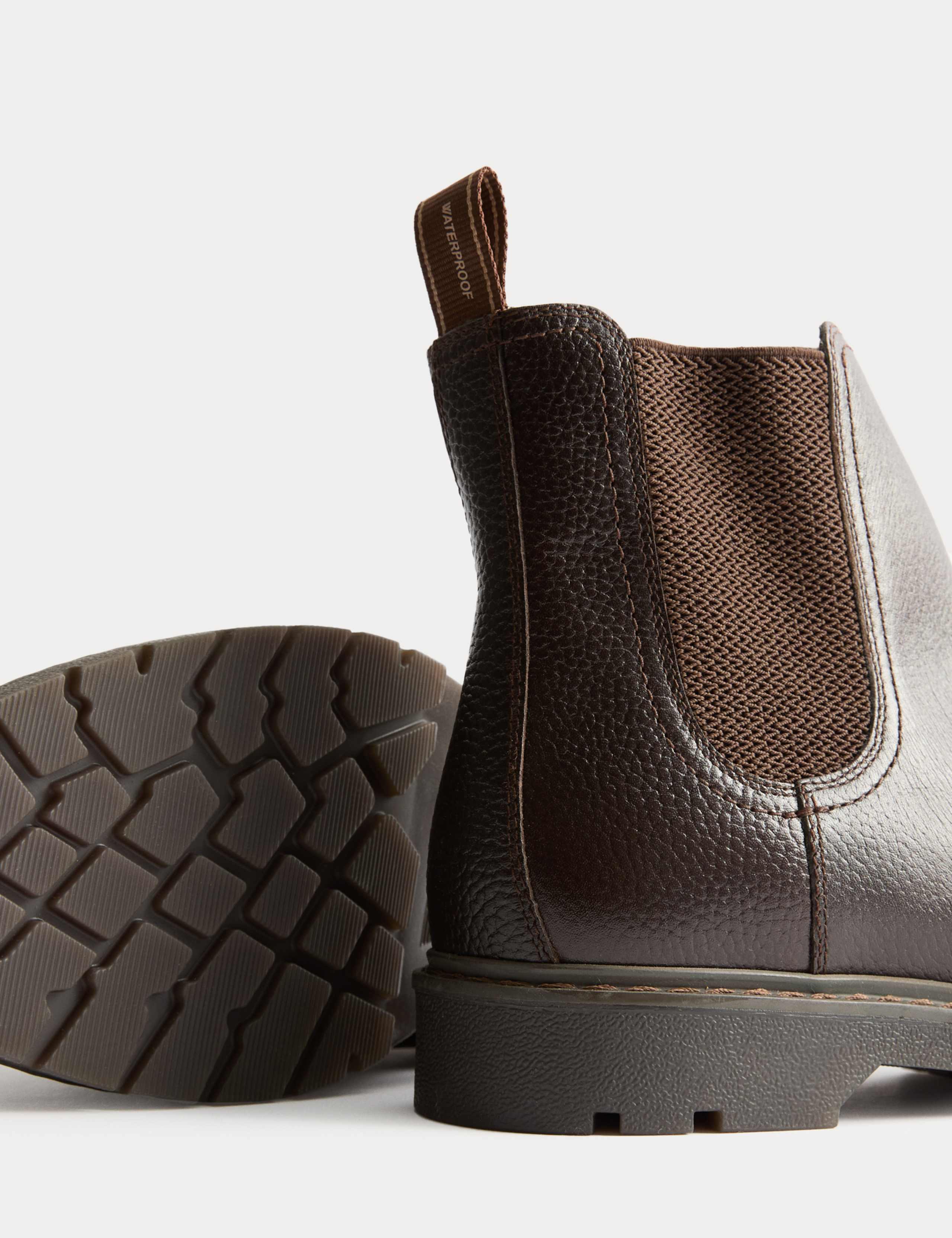 Leather Waterproof Pull-On Chelsea Boots 3 of 4