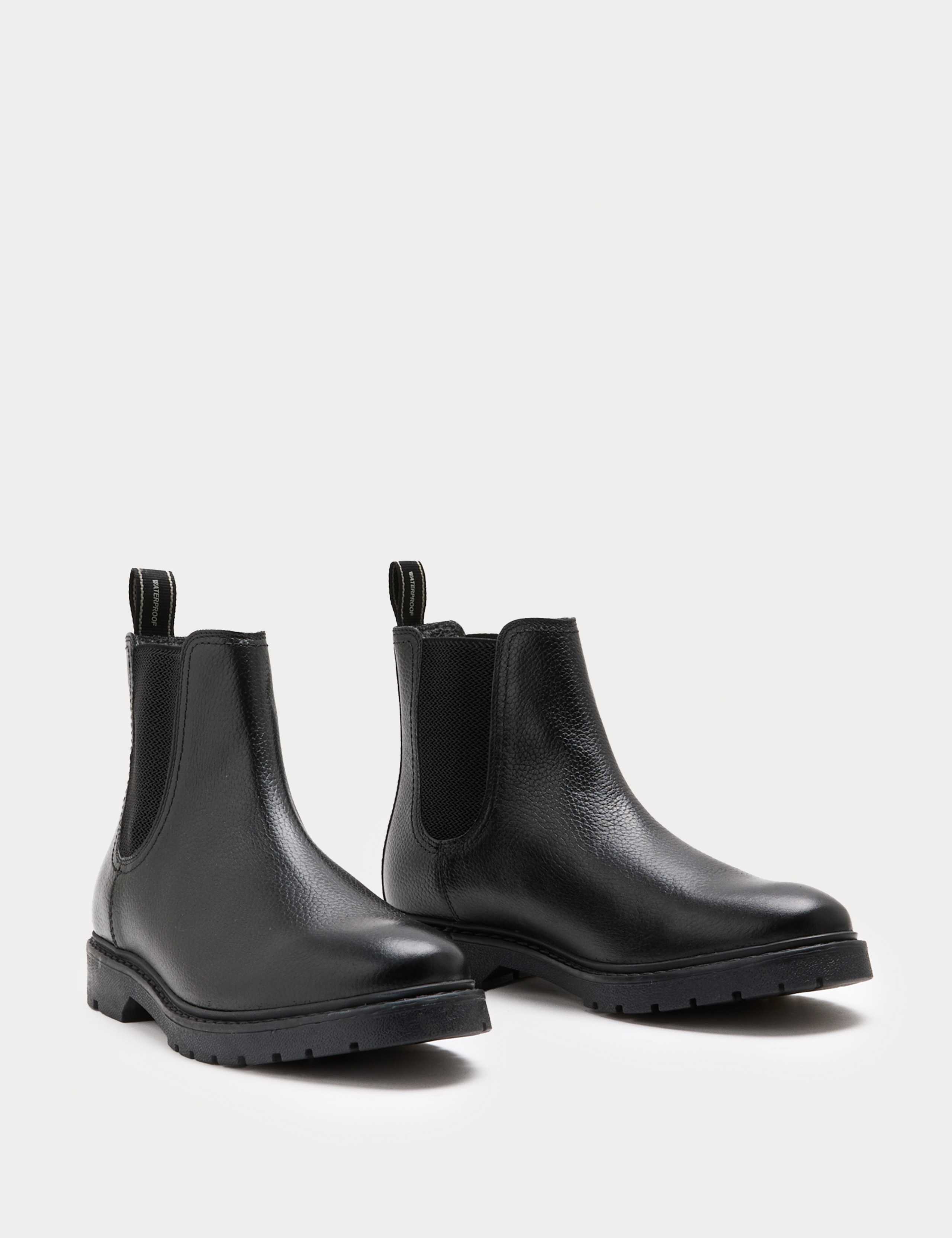 Leather Pull-On Chelsea Boots 2 of 4