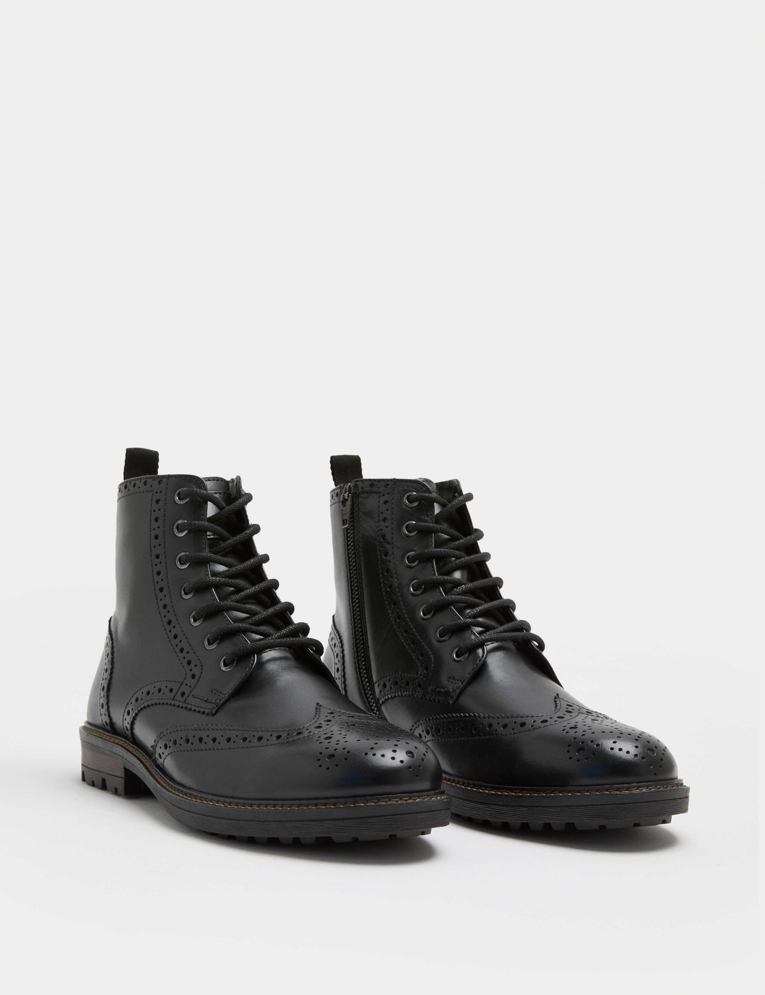 Leather Brogue Chukka Boots 4 of 4