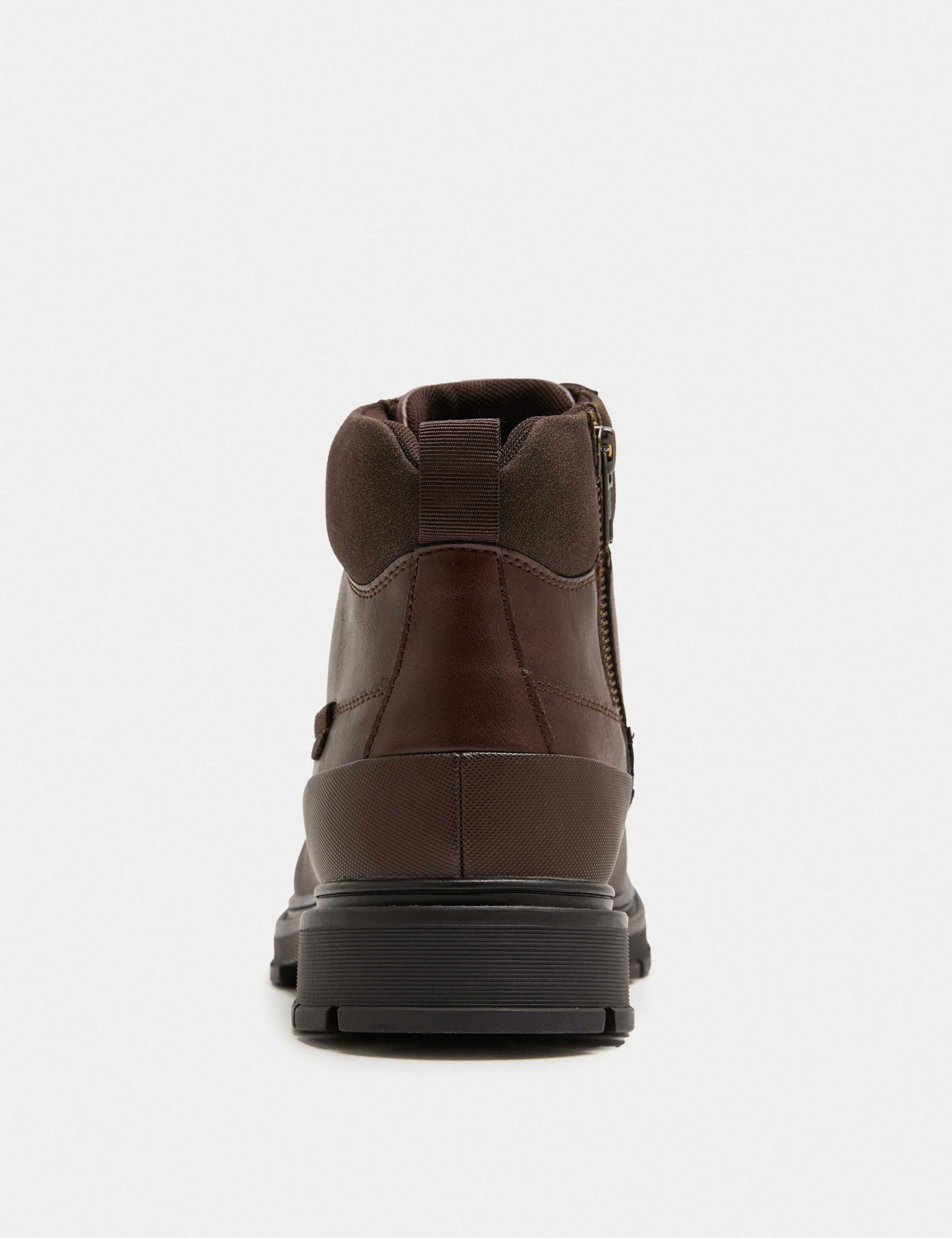 Side Zip Military Boots 3 of 4
