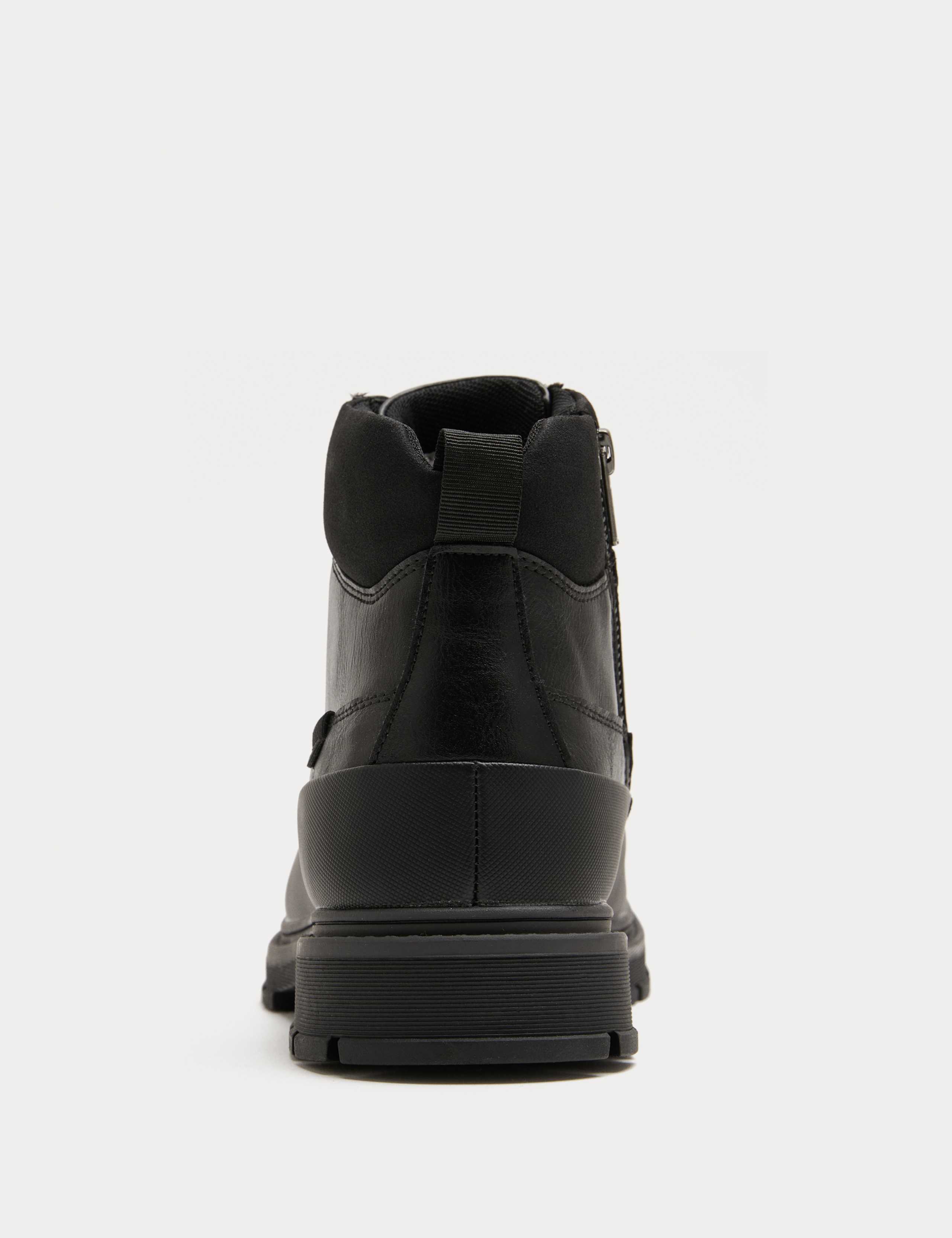 Side Zip Military Boots 3 of 4
