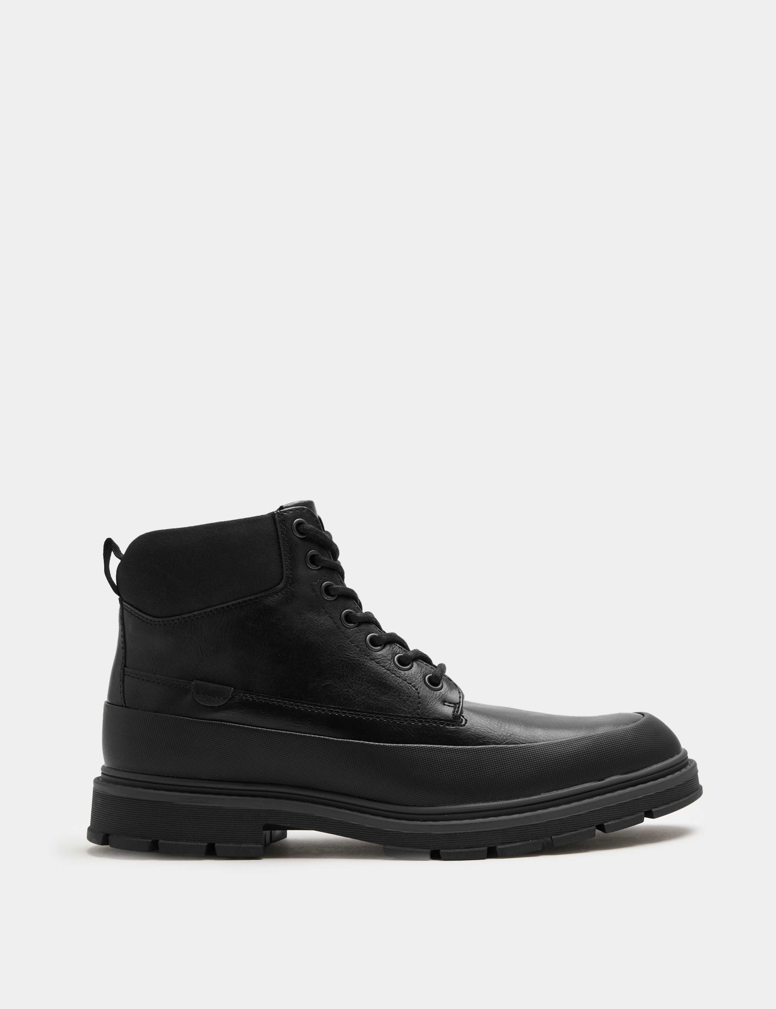 Side Zip Military Boots 2 of 4