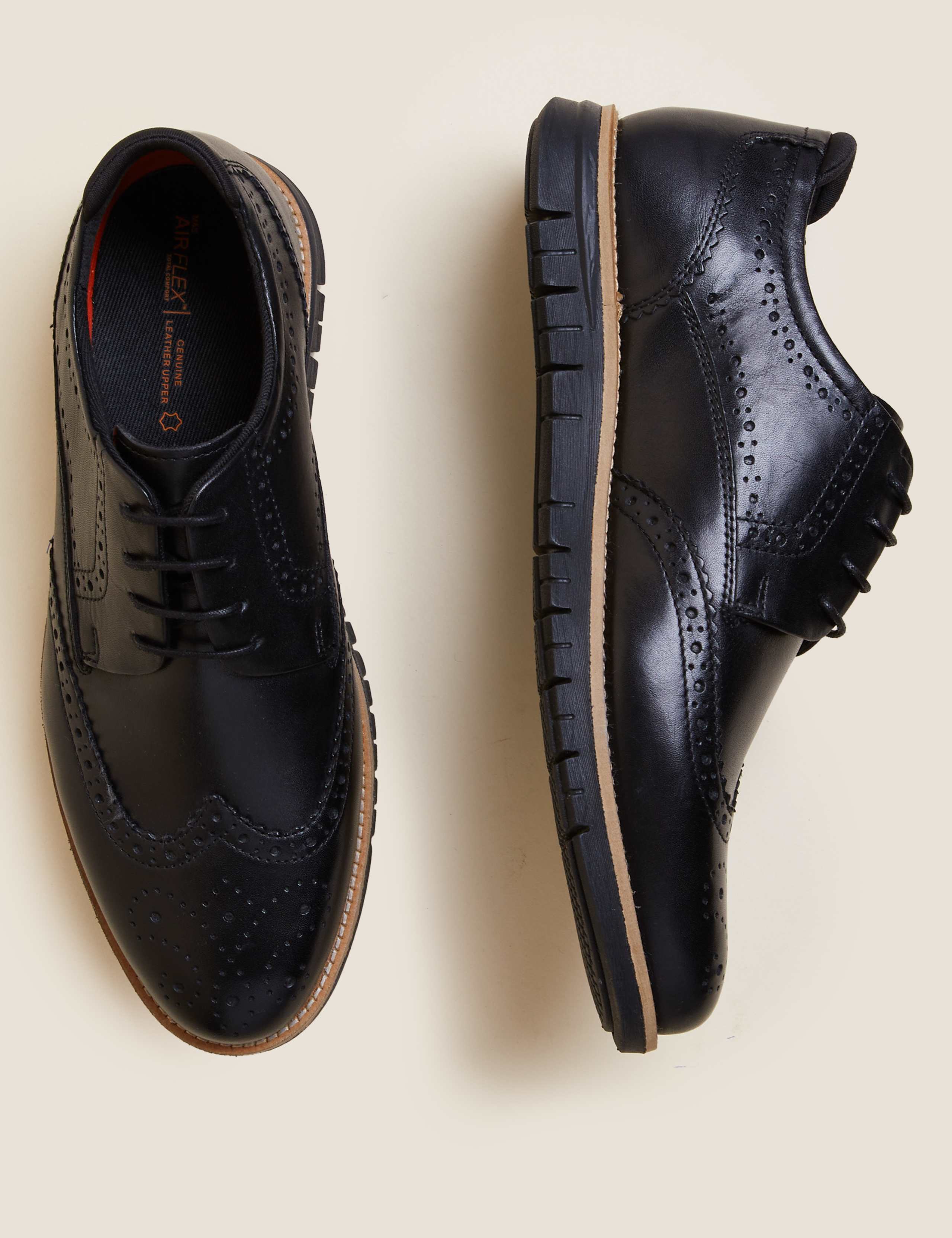 Leather Sports Sole Brogues 3 of 5