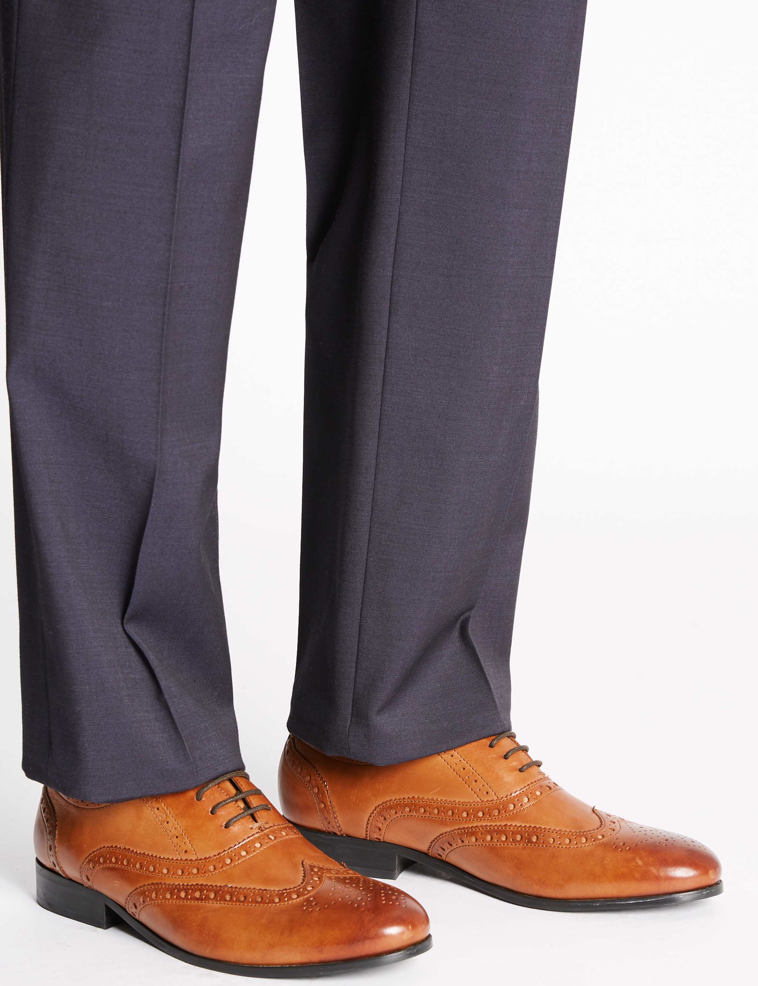 Leather Oxford Brogue Shoes 1 of 6