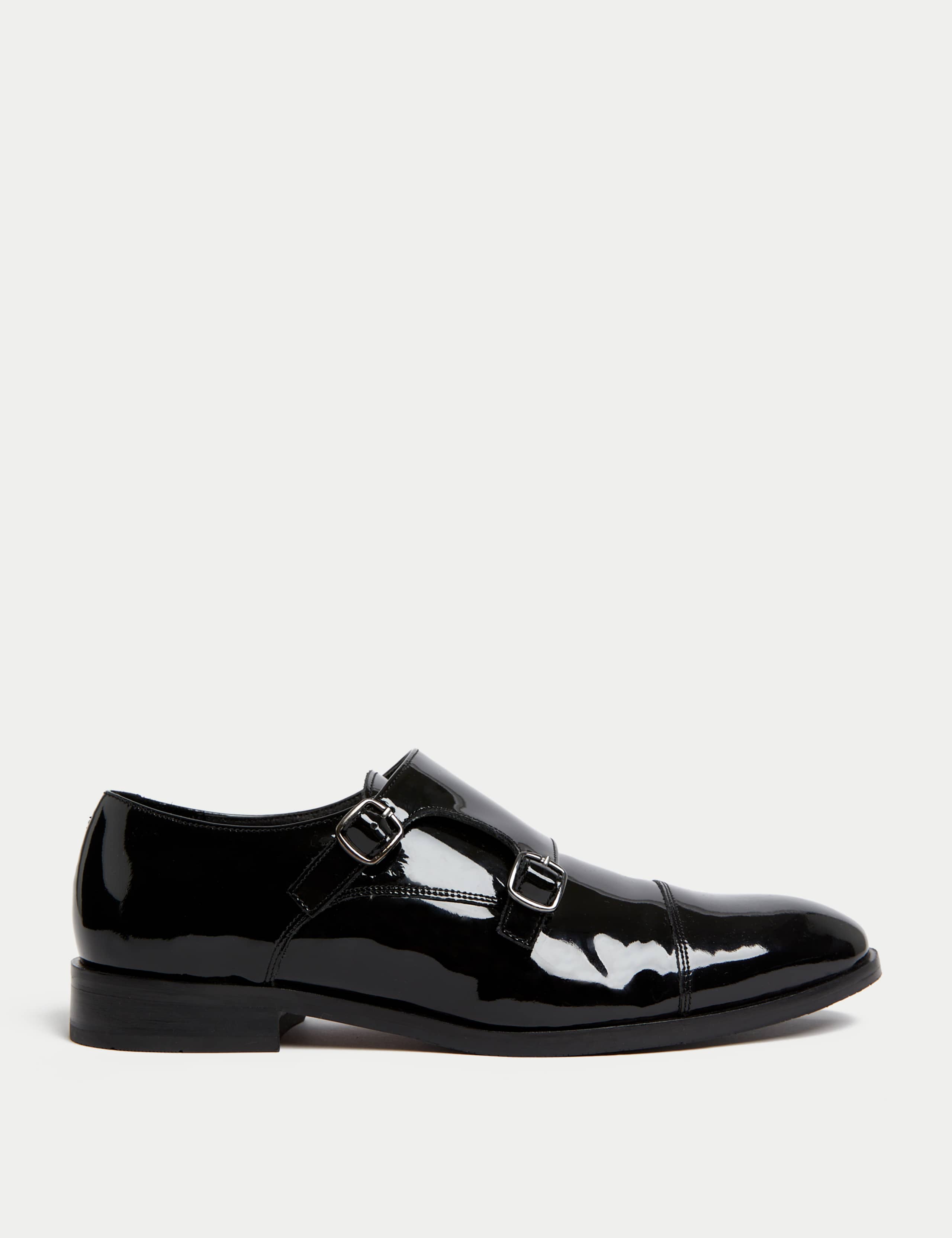 Patent Double Monk Strap Shoes 4 of 5