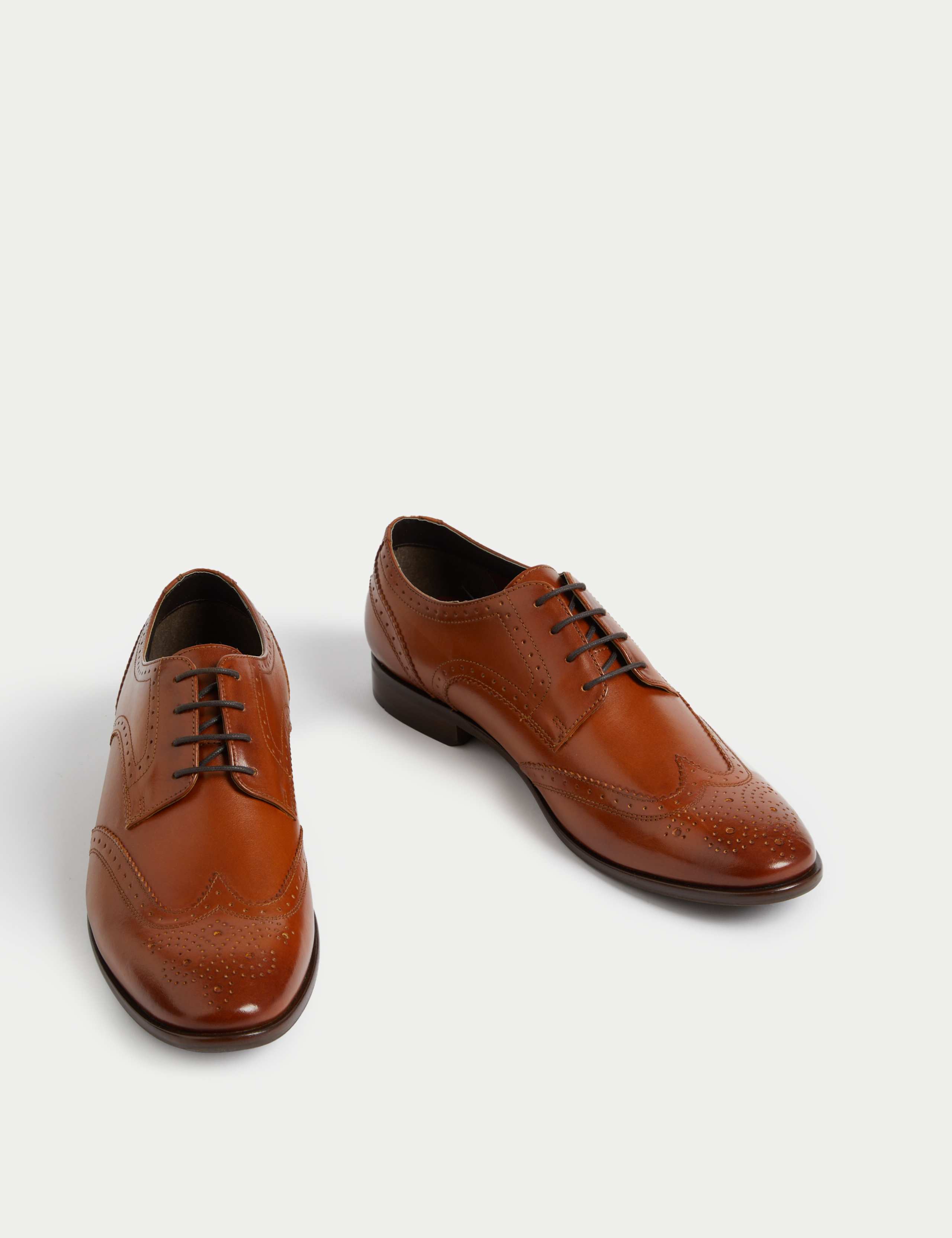 Wide Fit Leather Brogues 2 of 4
