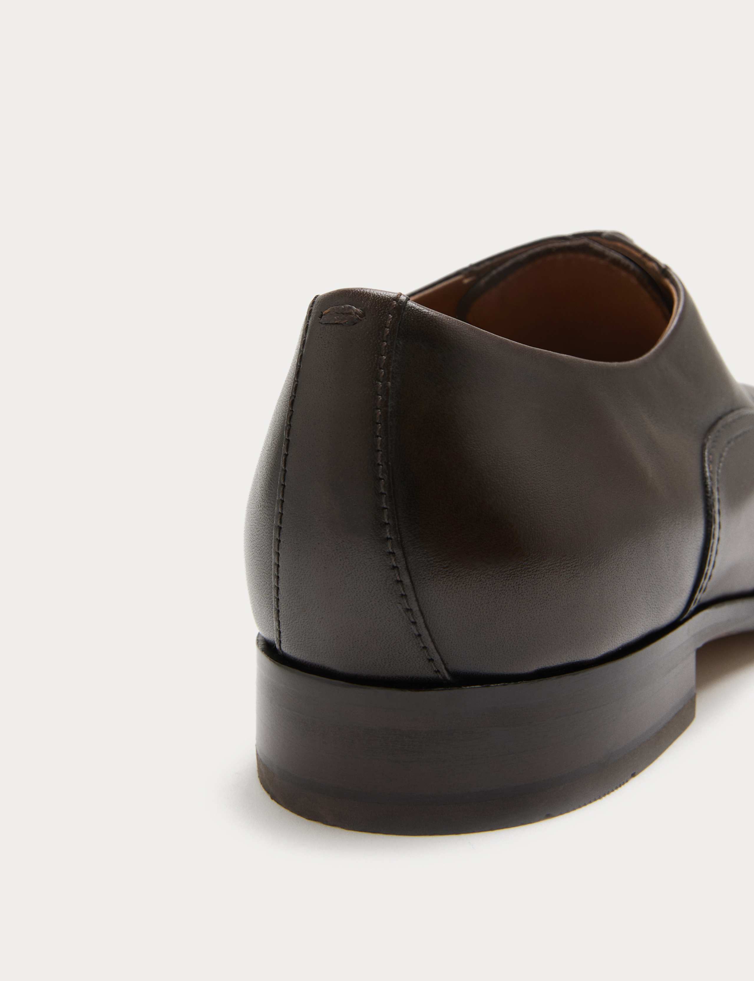 Wide Fit Leather Oxford Shoes 3 of 4