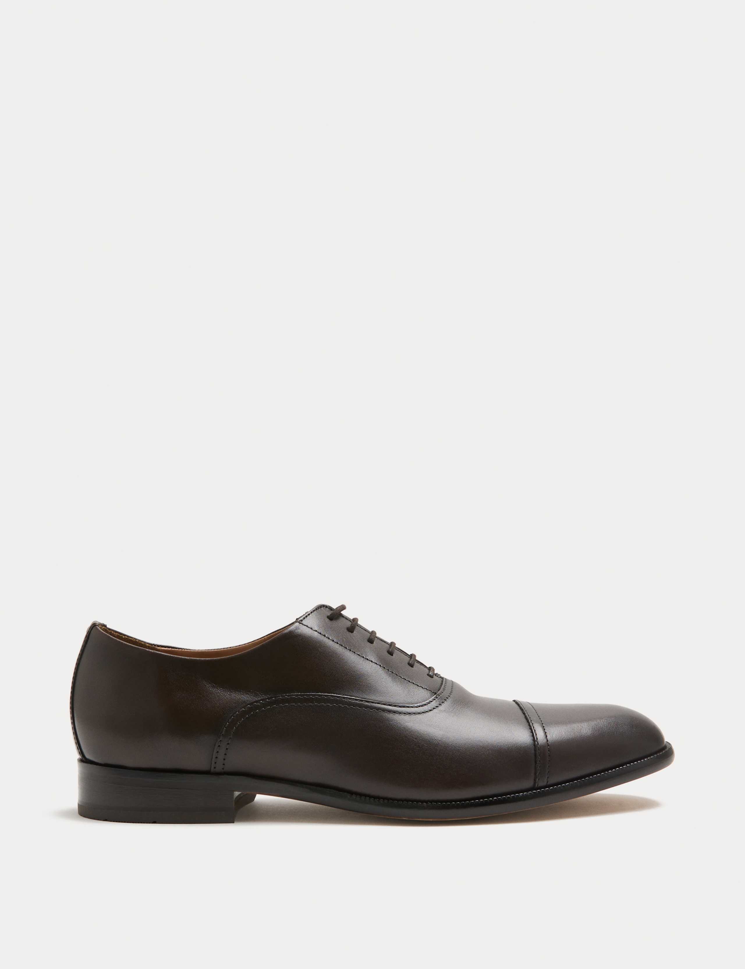 Wide Fit Leather Oxford Shoes 2 of 4