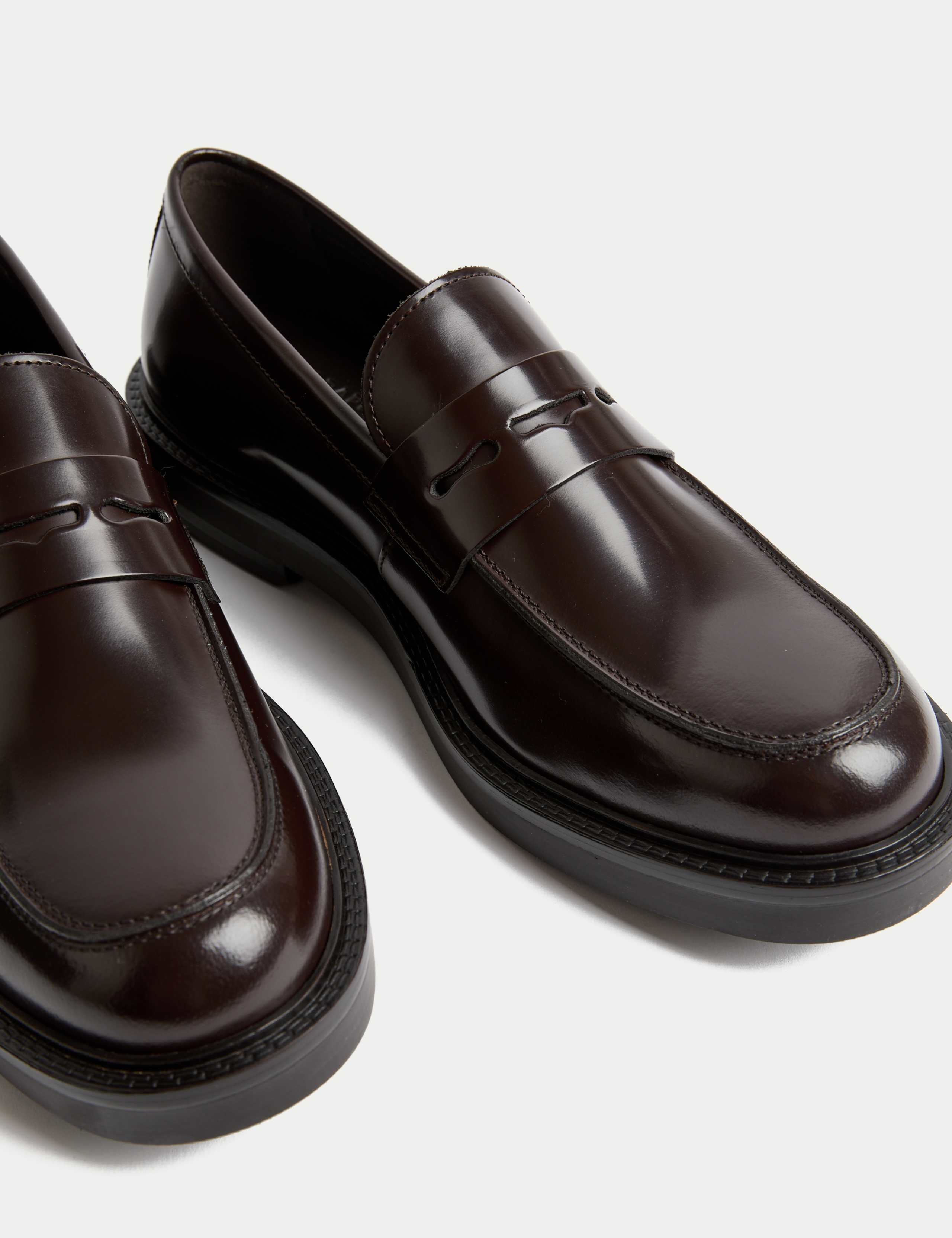 Leather Slip-On Loafers 3 of 5