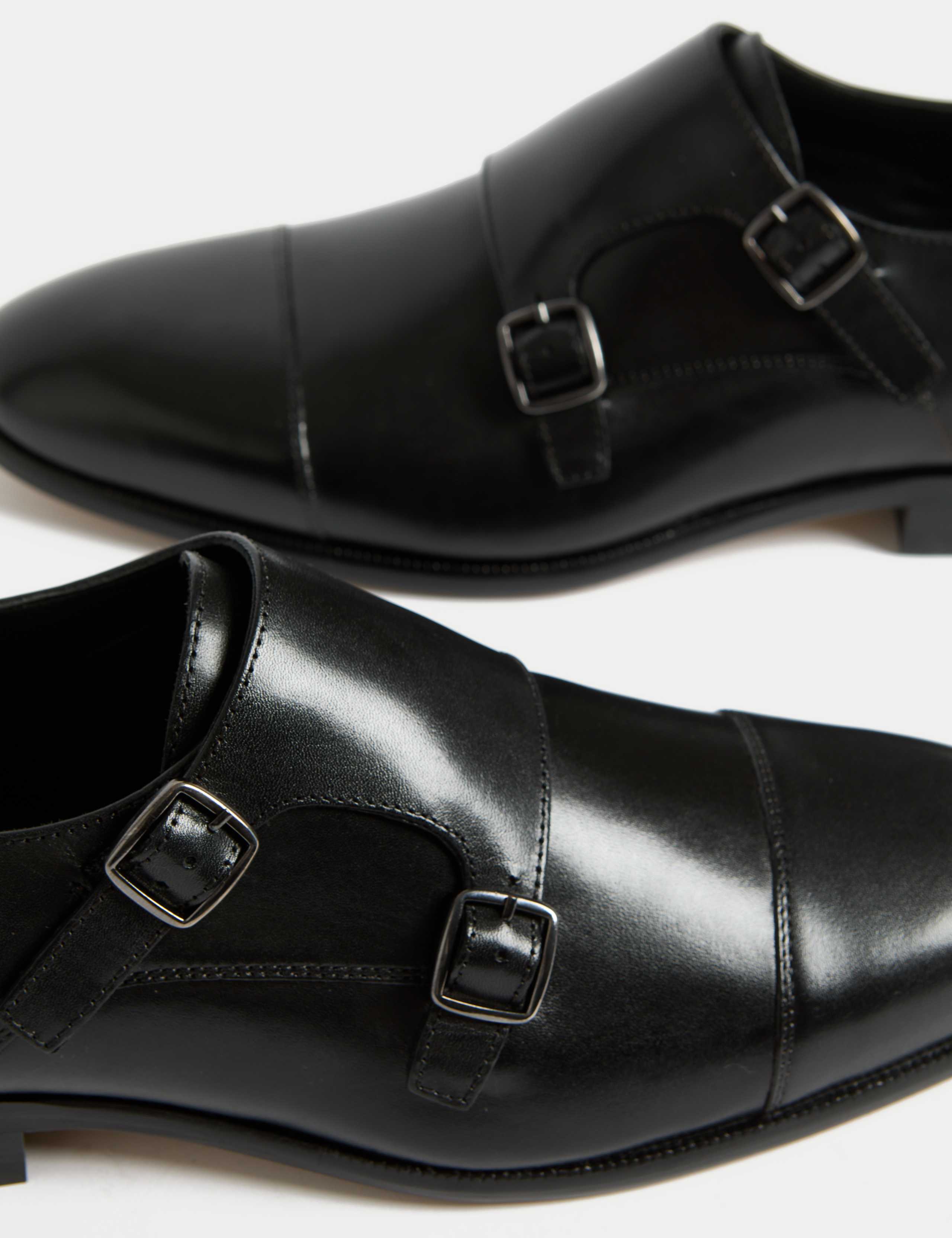 Leather Monk Strap Shoes 3 of 4