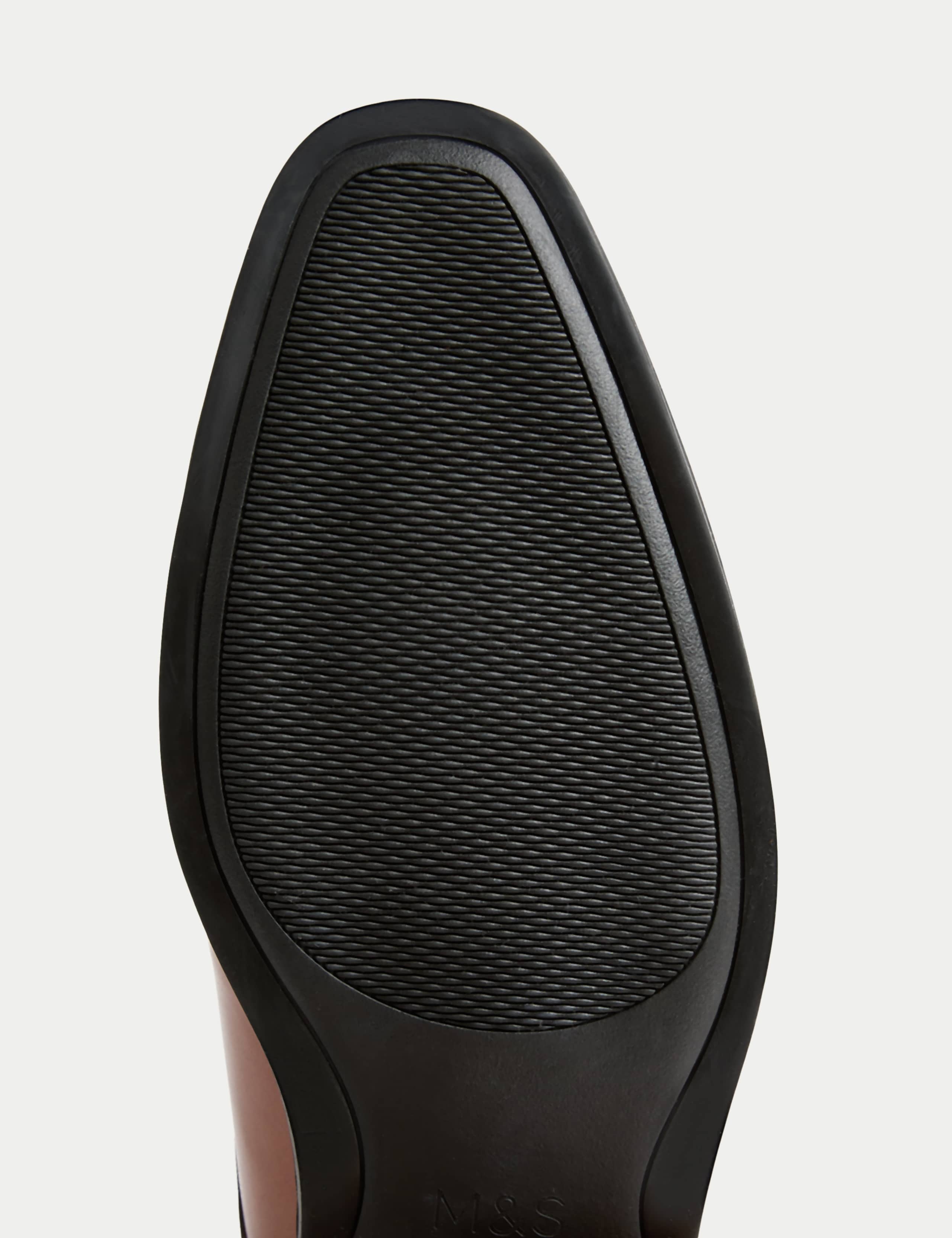 Leather Textured Derby Shoes 4 of 4