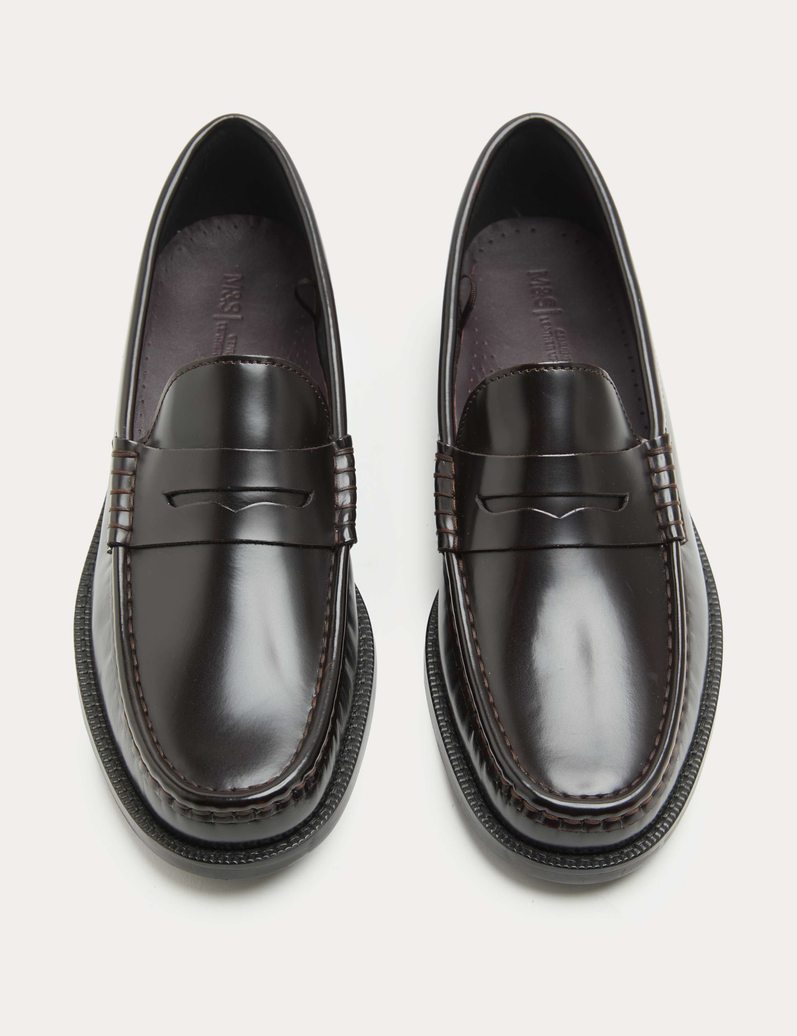 Leather Penny Loafers 1 of 3