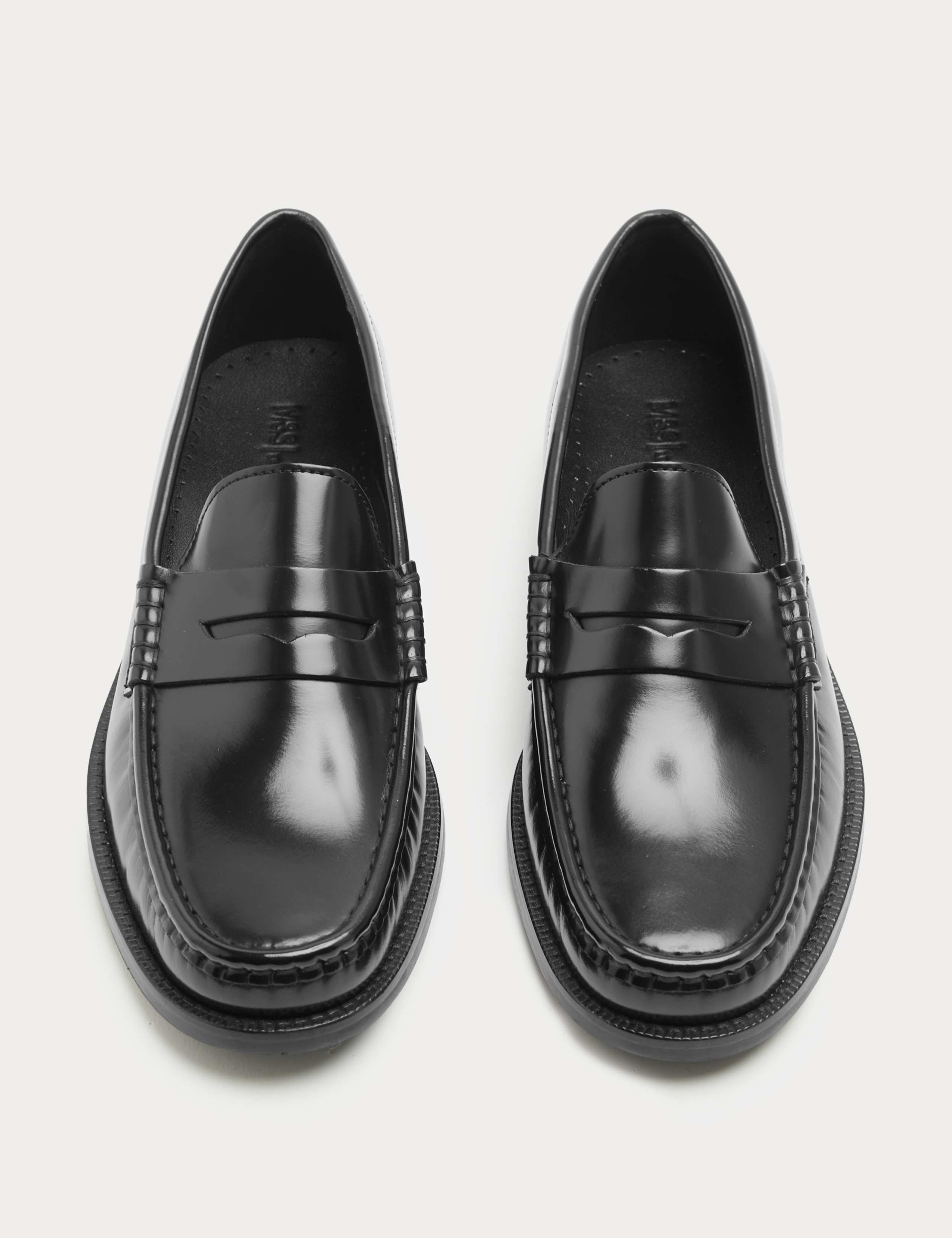 Leather Penny Loafers 1 of 3