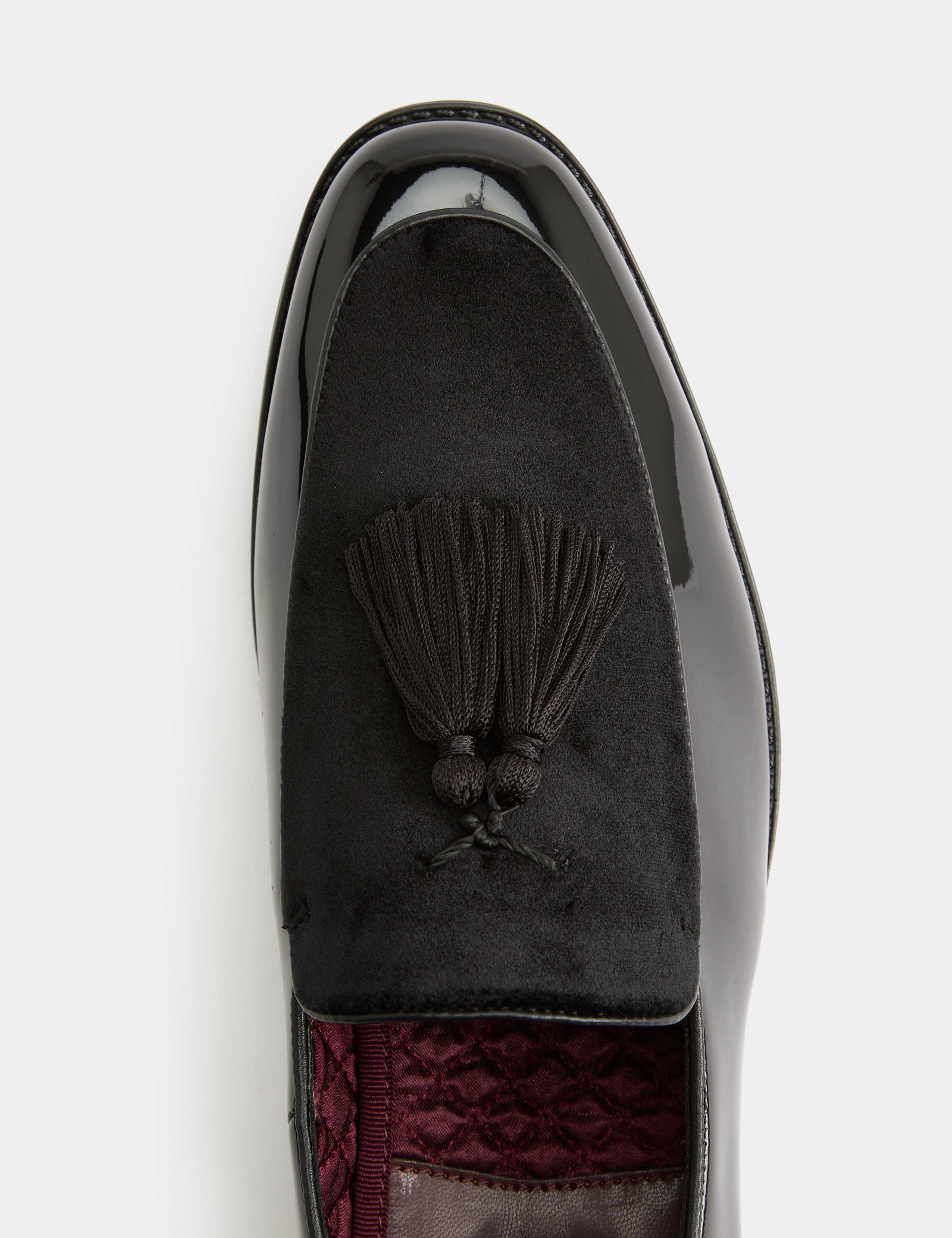 Patent Velvet Tassel Loafers 3 of 3
