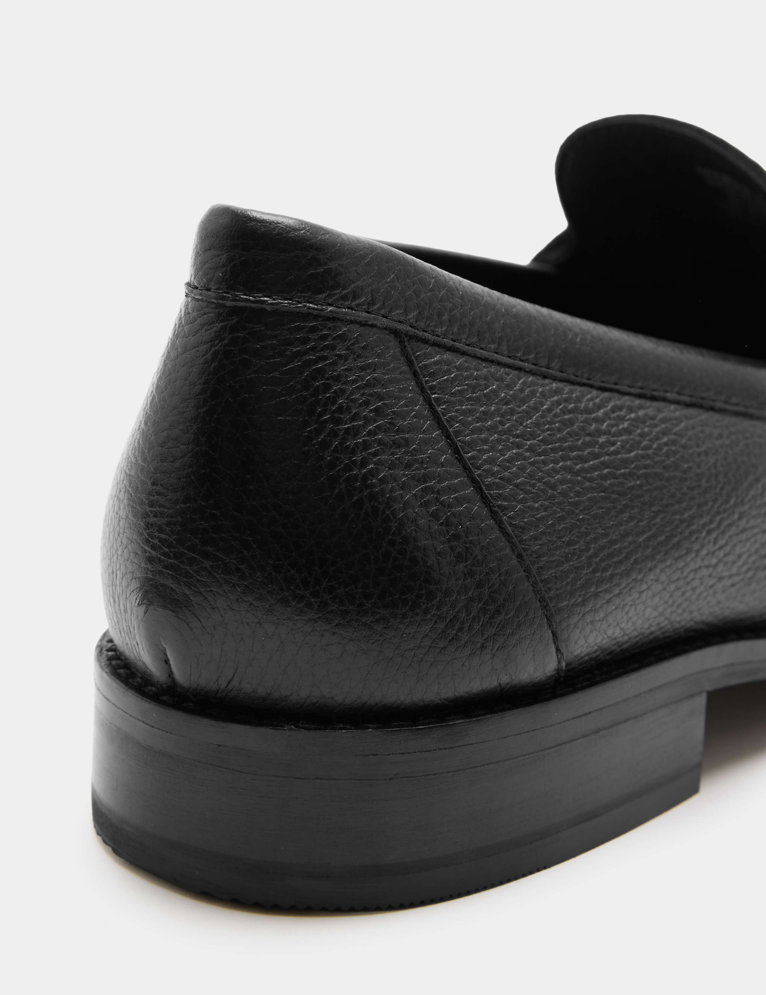 Leather Square Toe Slip On Loafers 3 of 3