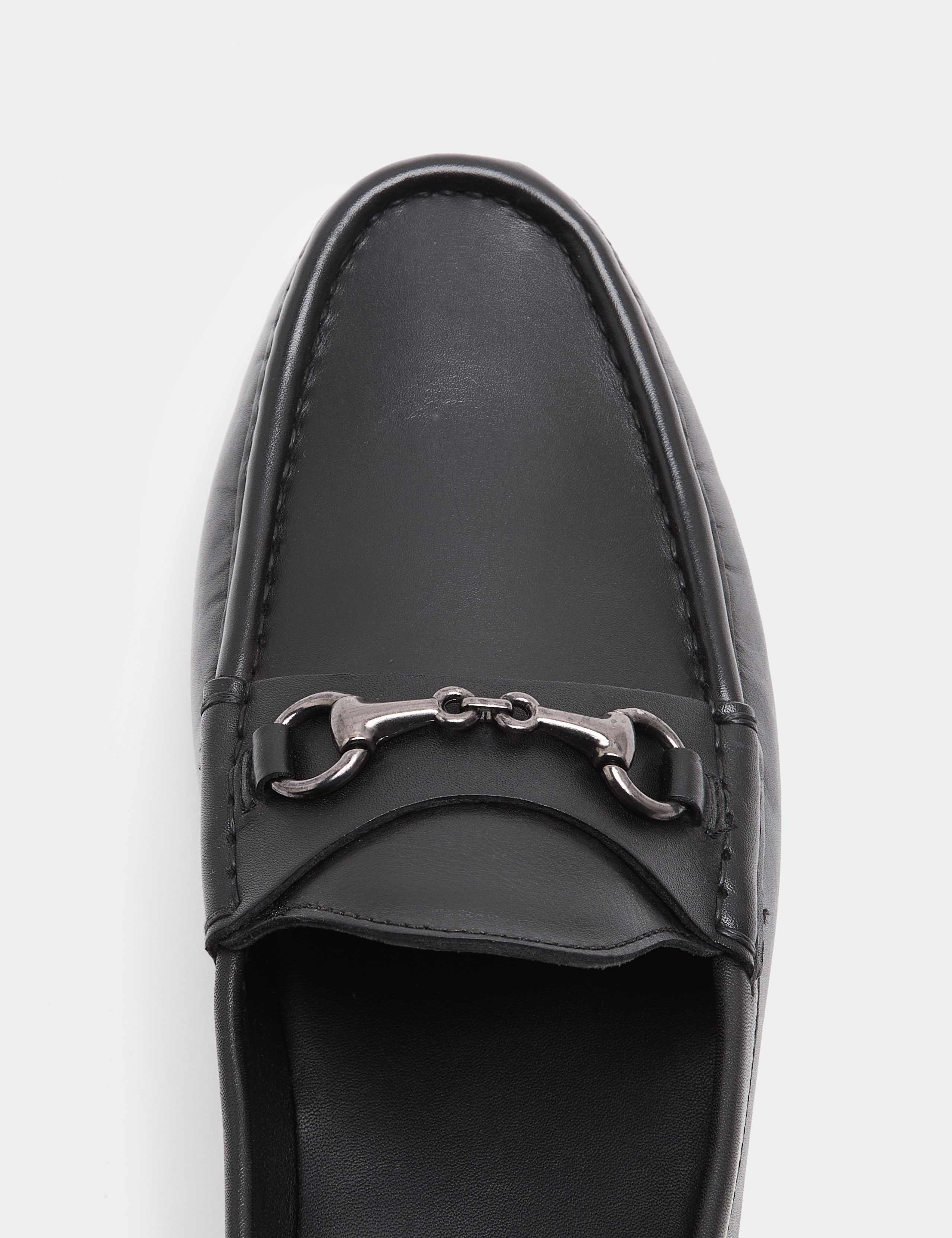 Leather Saddle Snaffle Slip On Loafers 3 of 3