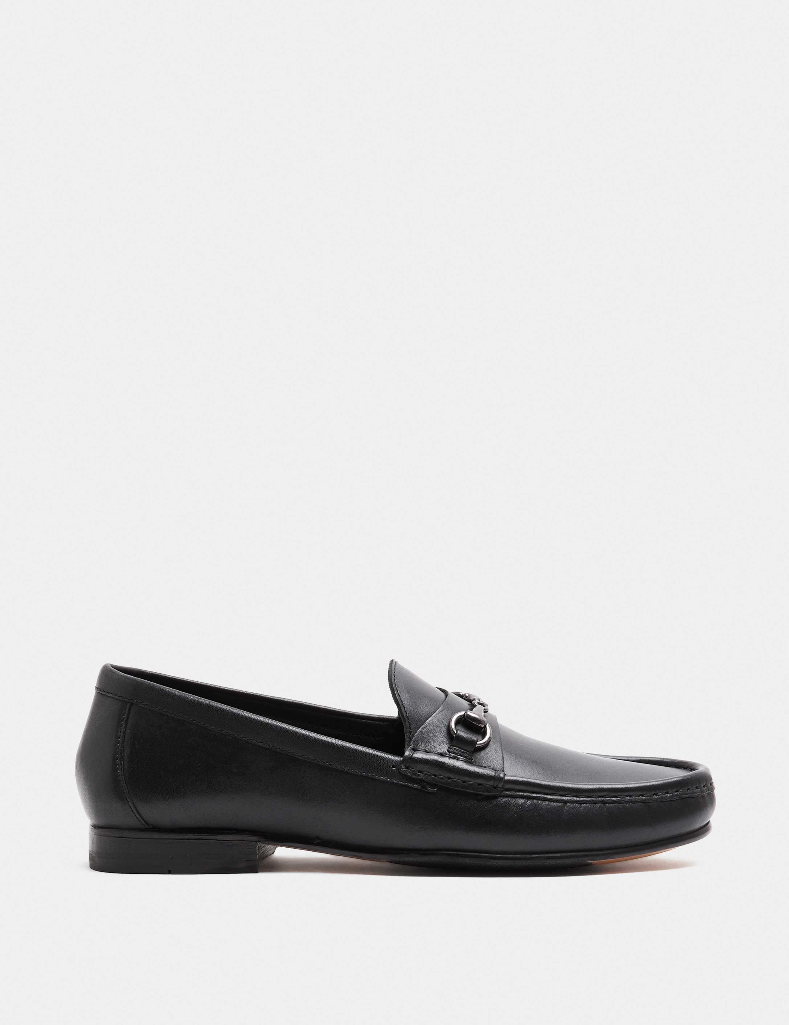 Leather Saddle Snaffle Slip On Loafers 2 of 3