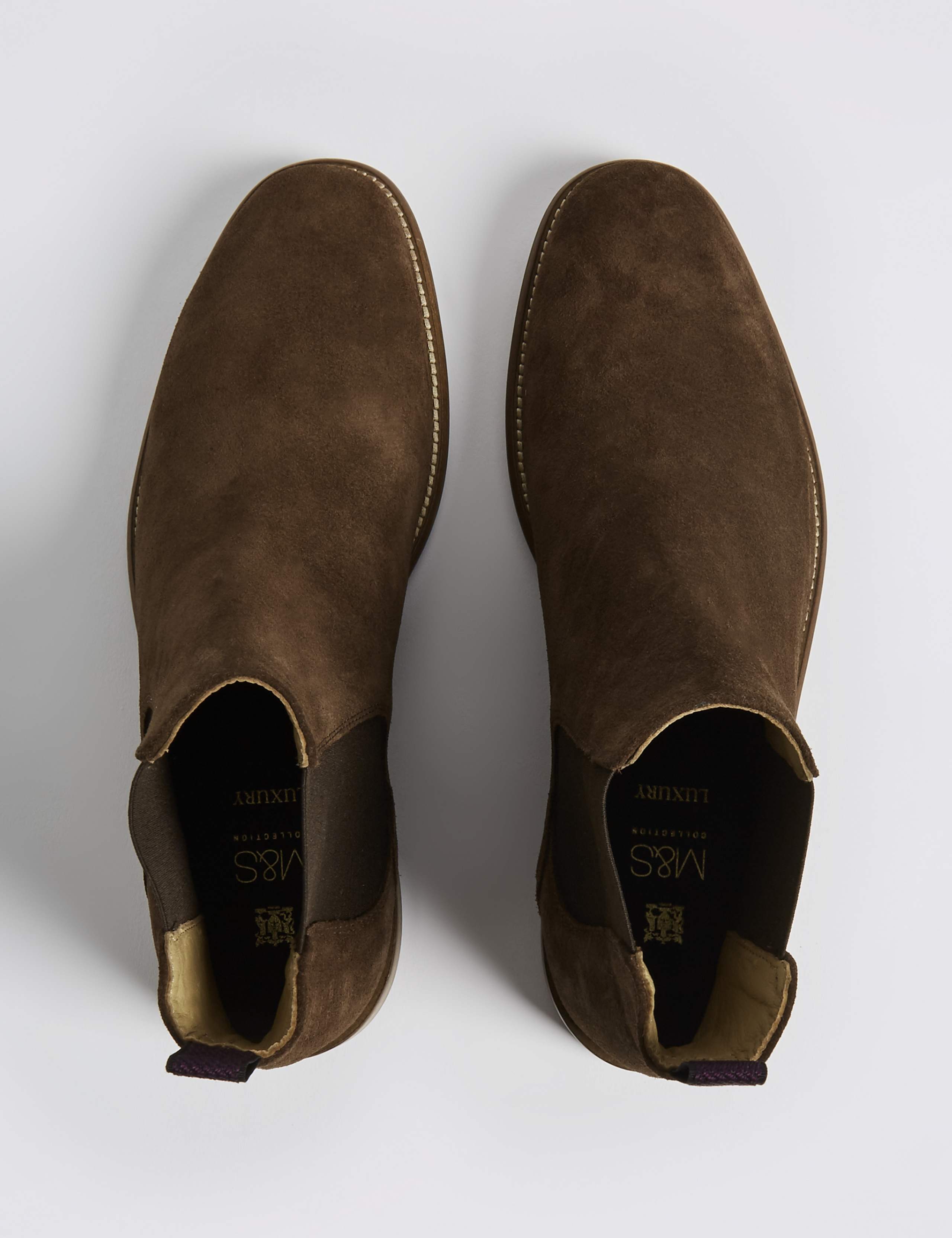 Extra Wide Fit Suede Chelsea Boots 4 of 6