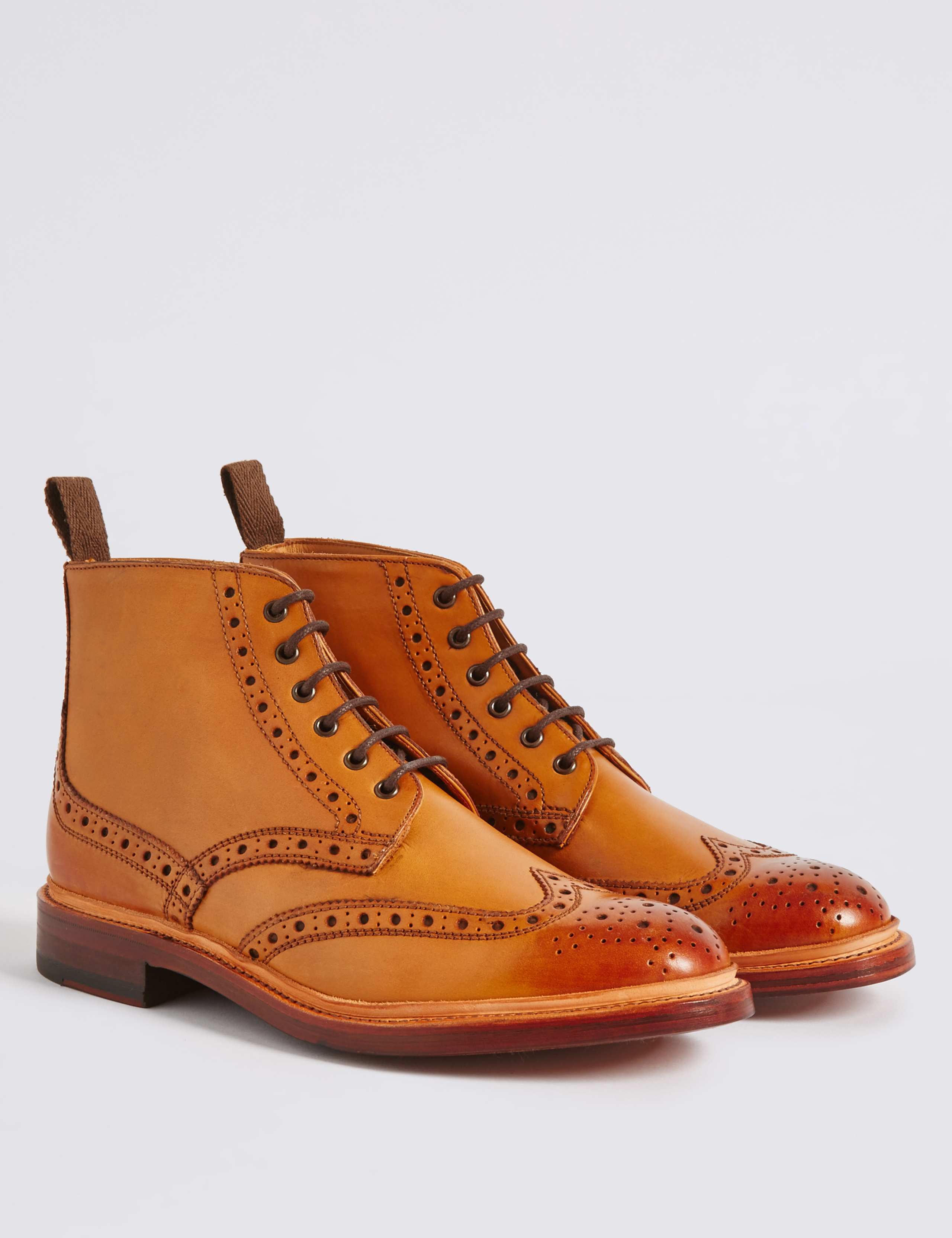 Leather Brogue Boots 3 of 6