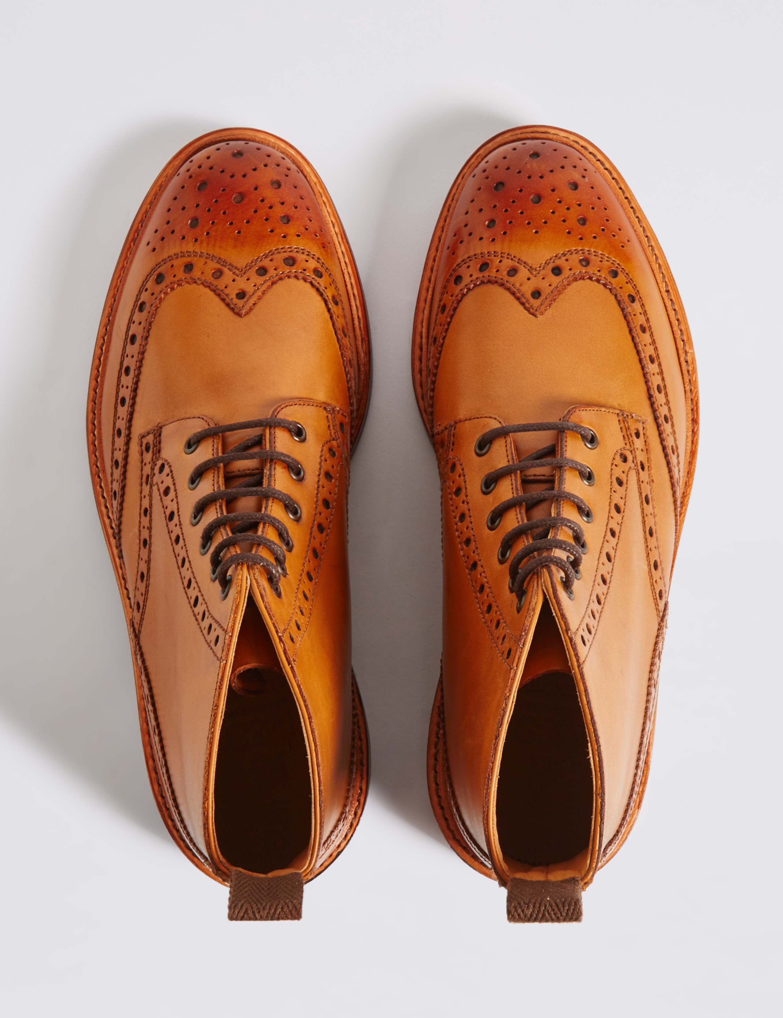Leather Brogue Boots 4 of 6