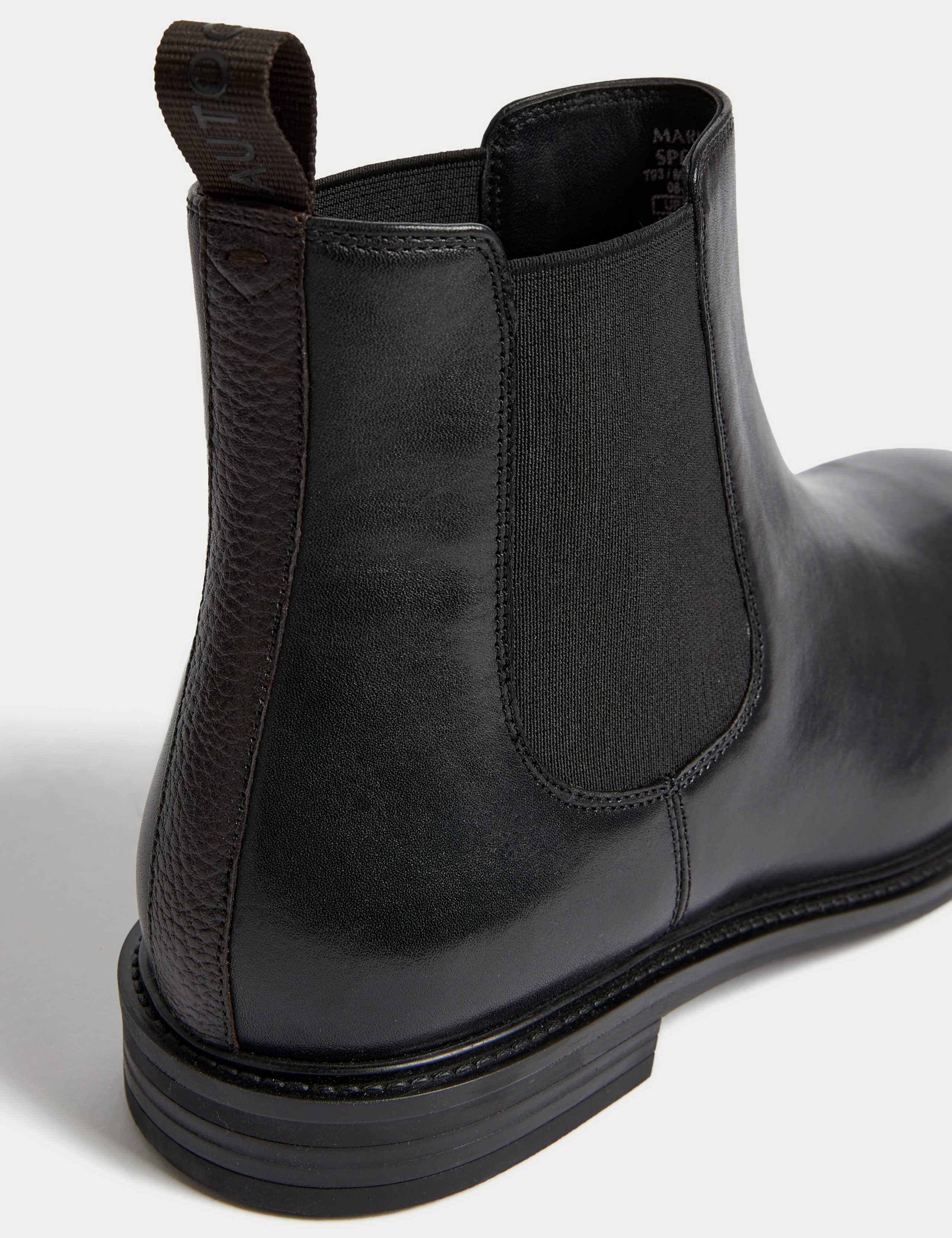 Wide Fit Leather Chelsea Boots 3 of 5