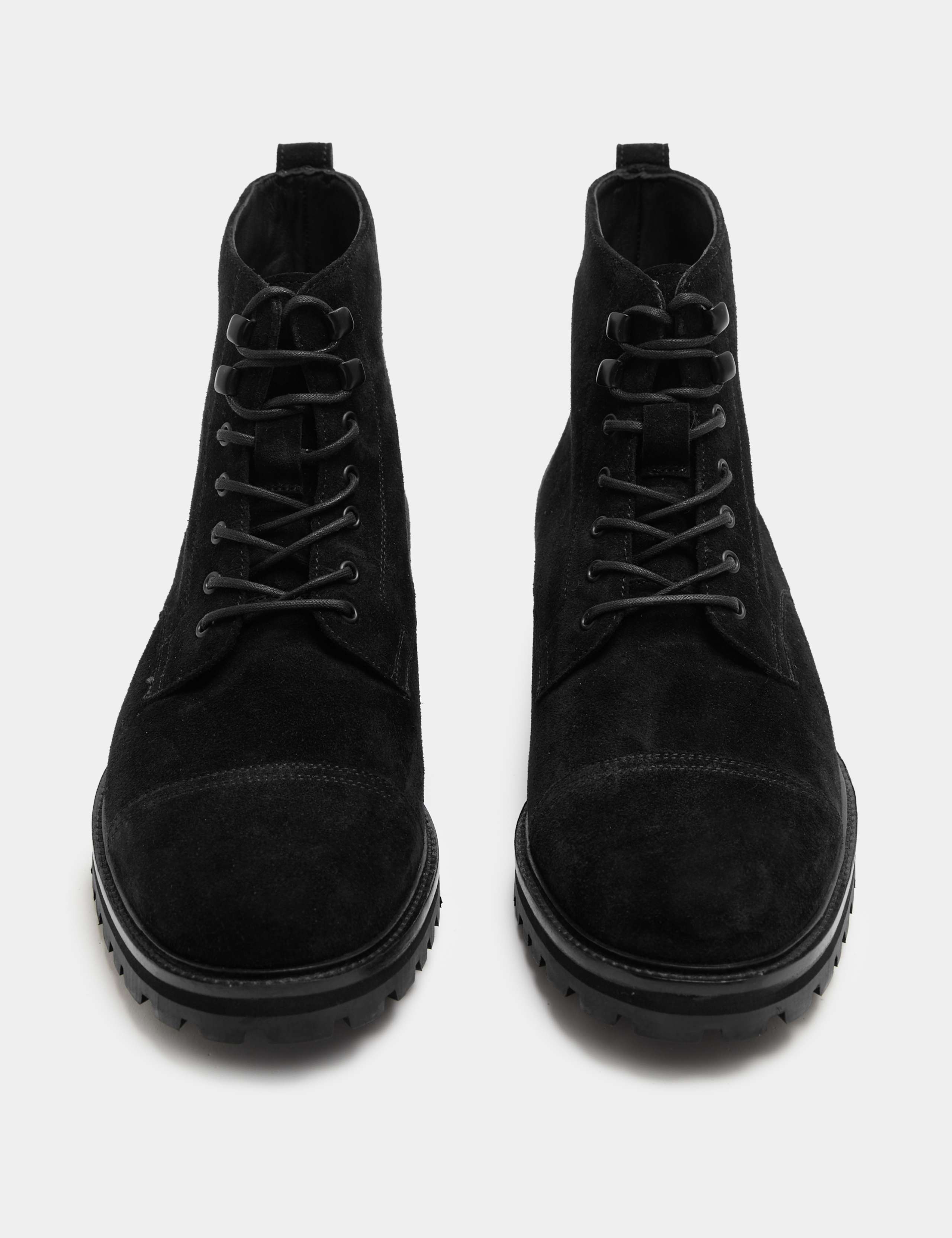 Suede Toe Cap Boots 1 of 3