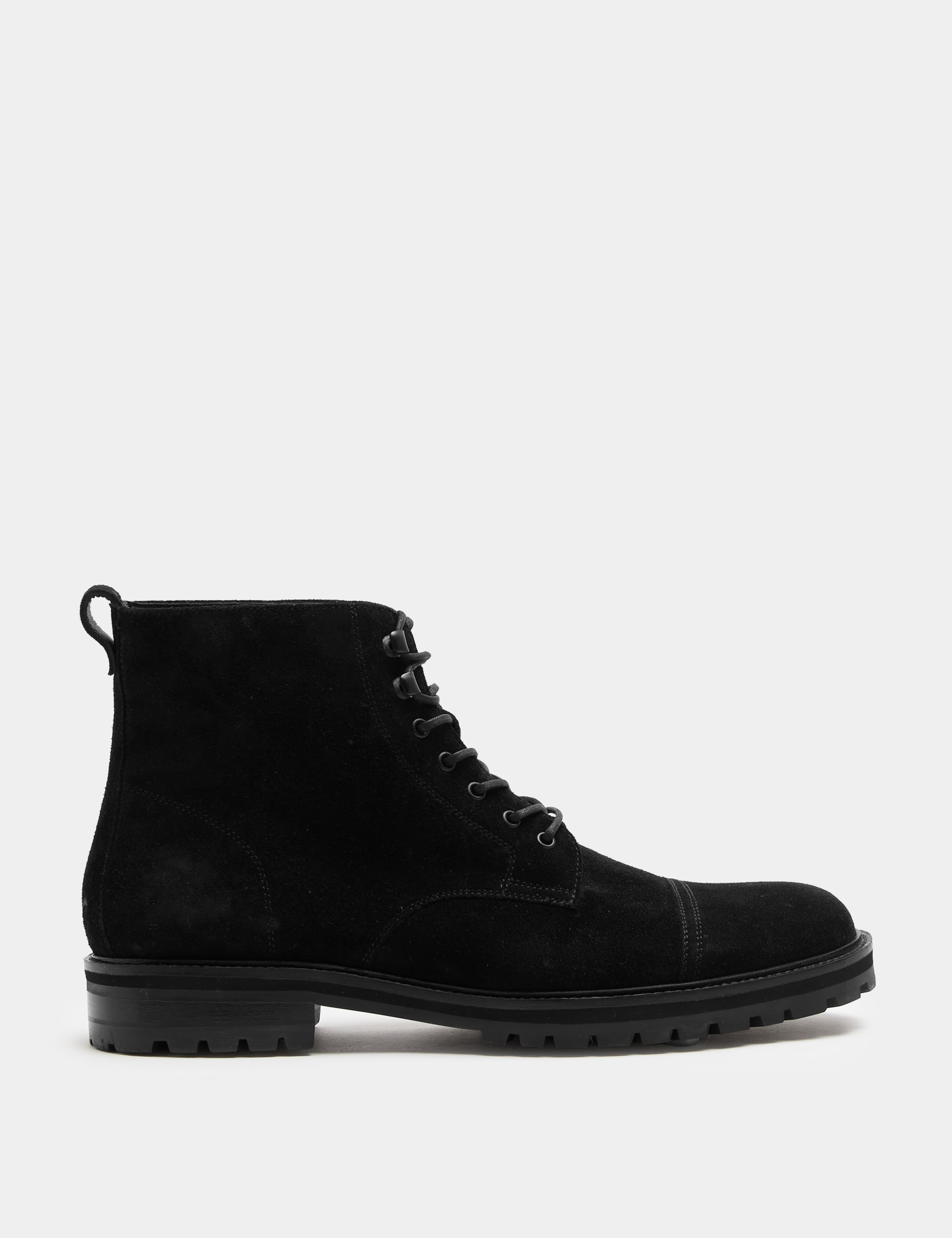 Suede Toe Cap Boots 2 of 3
