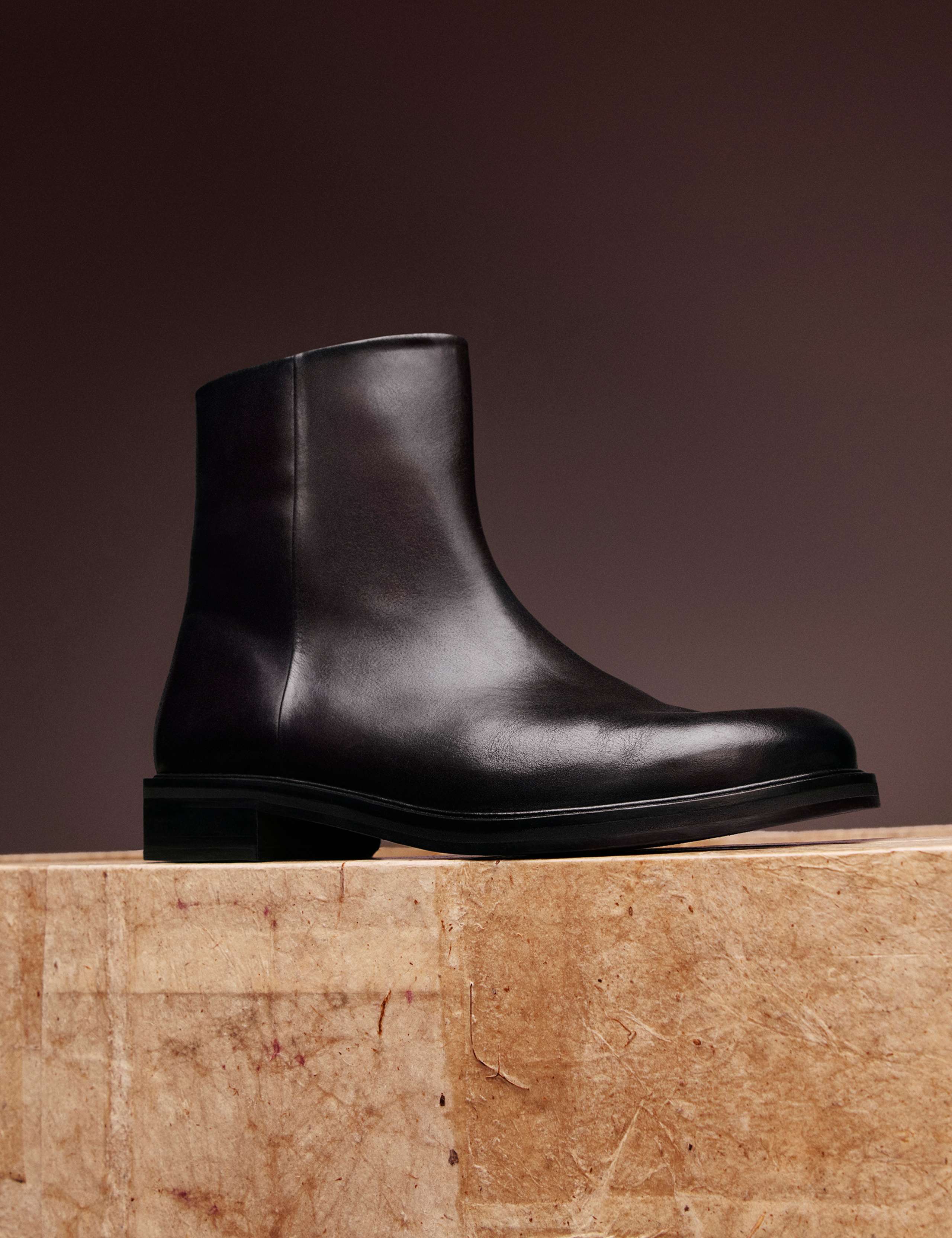 Leather Square Toe Boots 4 of 4