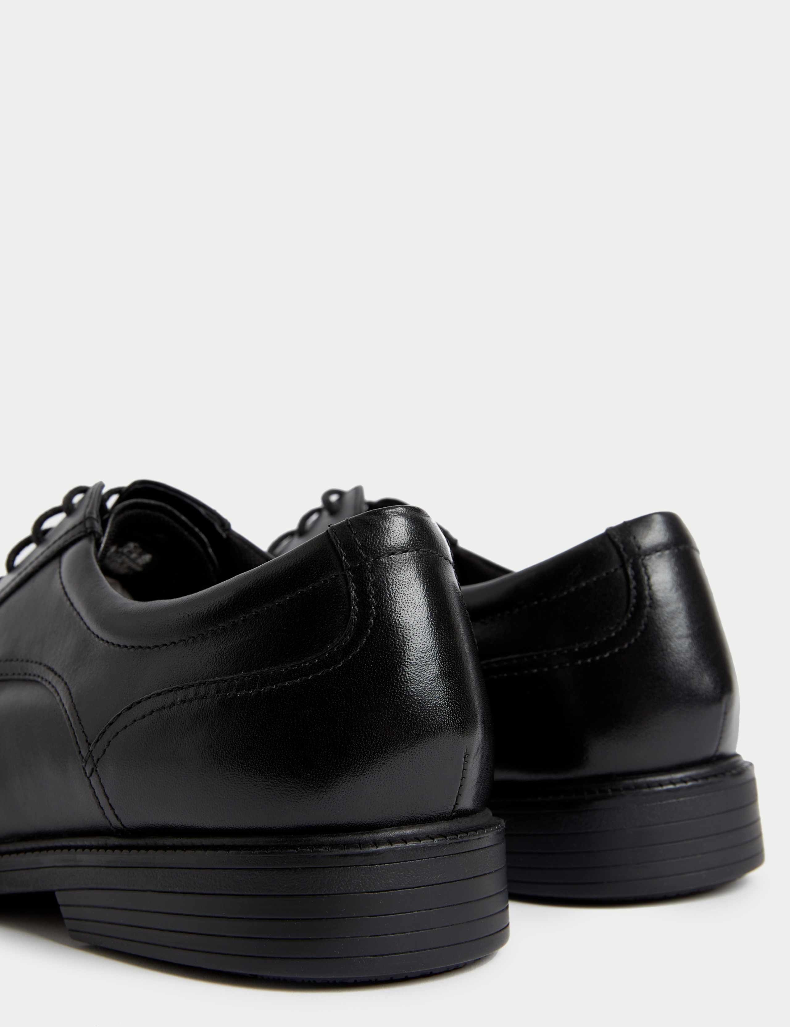 Wide Fit Airflex™ Leather Derby Shoes 3 of 4